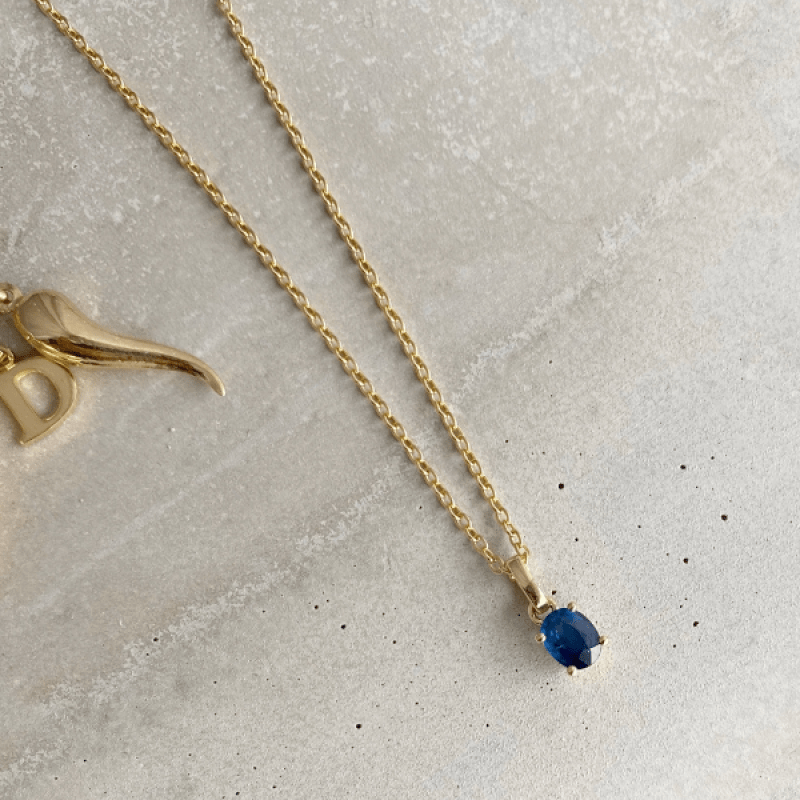 EVELYNE-M ANIMORUM | Sapphire Noblesse - Pendant - 18 Karat Gold