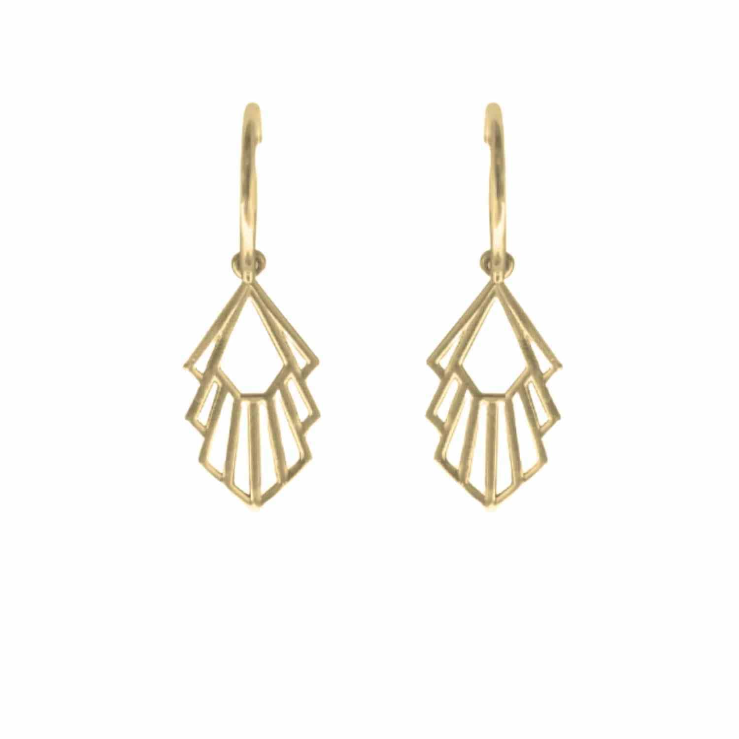EVELYNE-M BAGUETTE | Radiant Fans Big - Creole - Gold