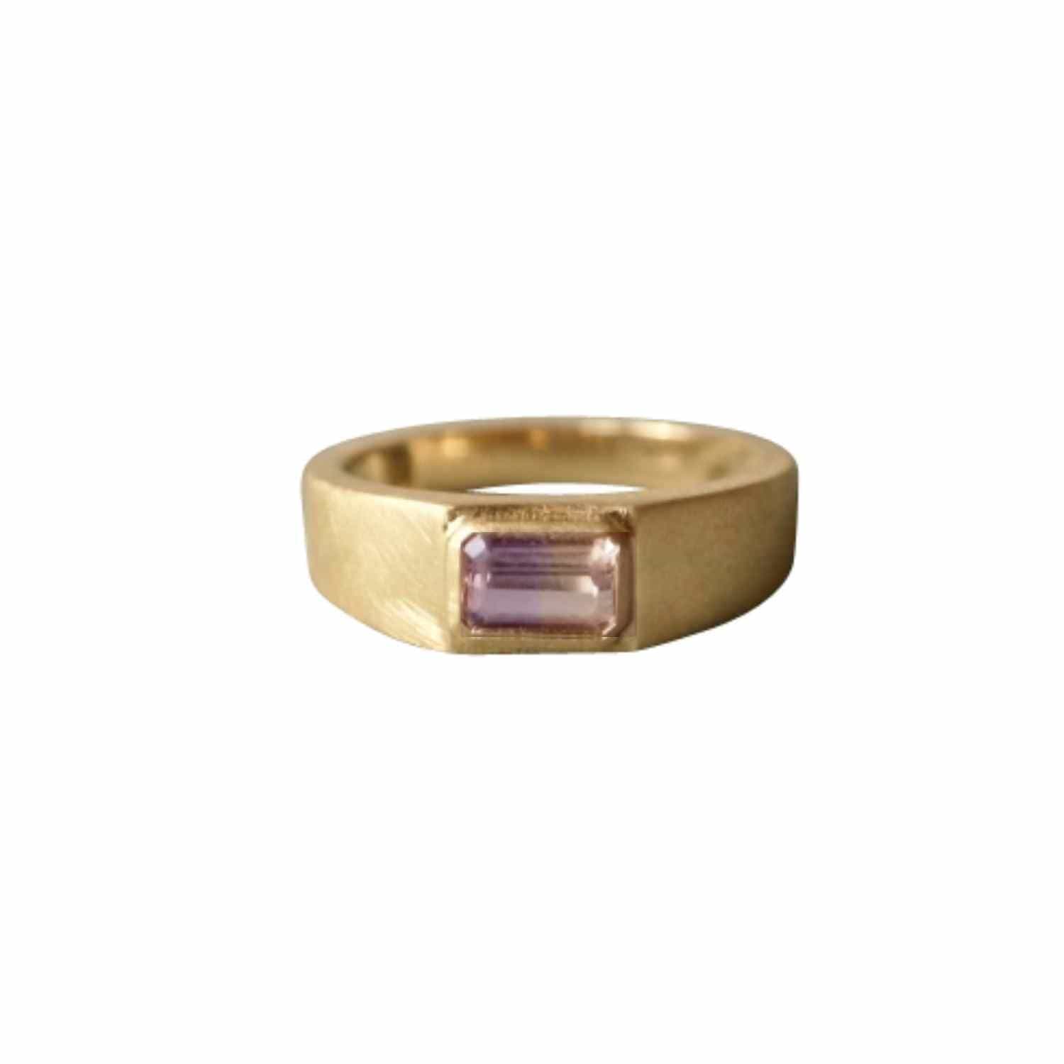 EVELYNE-M BAGUETTE | Tourmaline - Ring - 18 Karat Gold