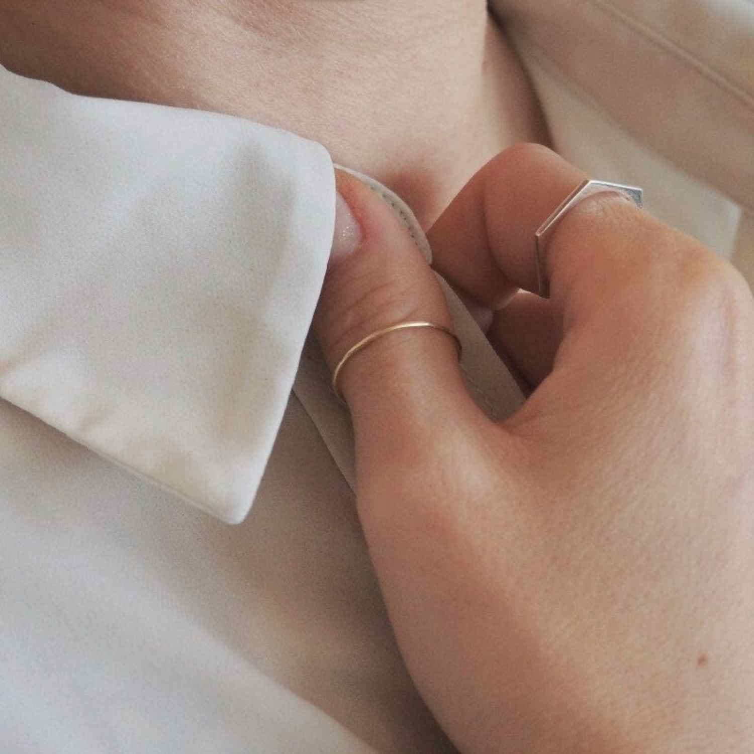 EVELYNE-M CLEOMETRA | Hexagon - Ring - Silver