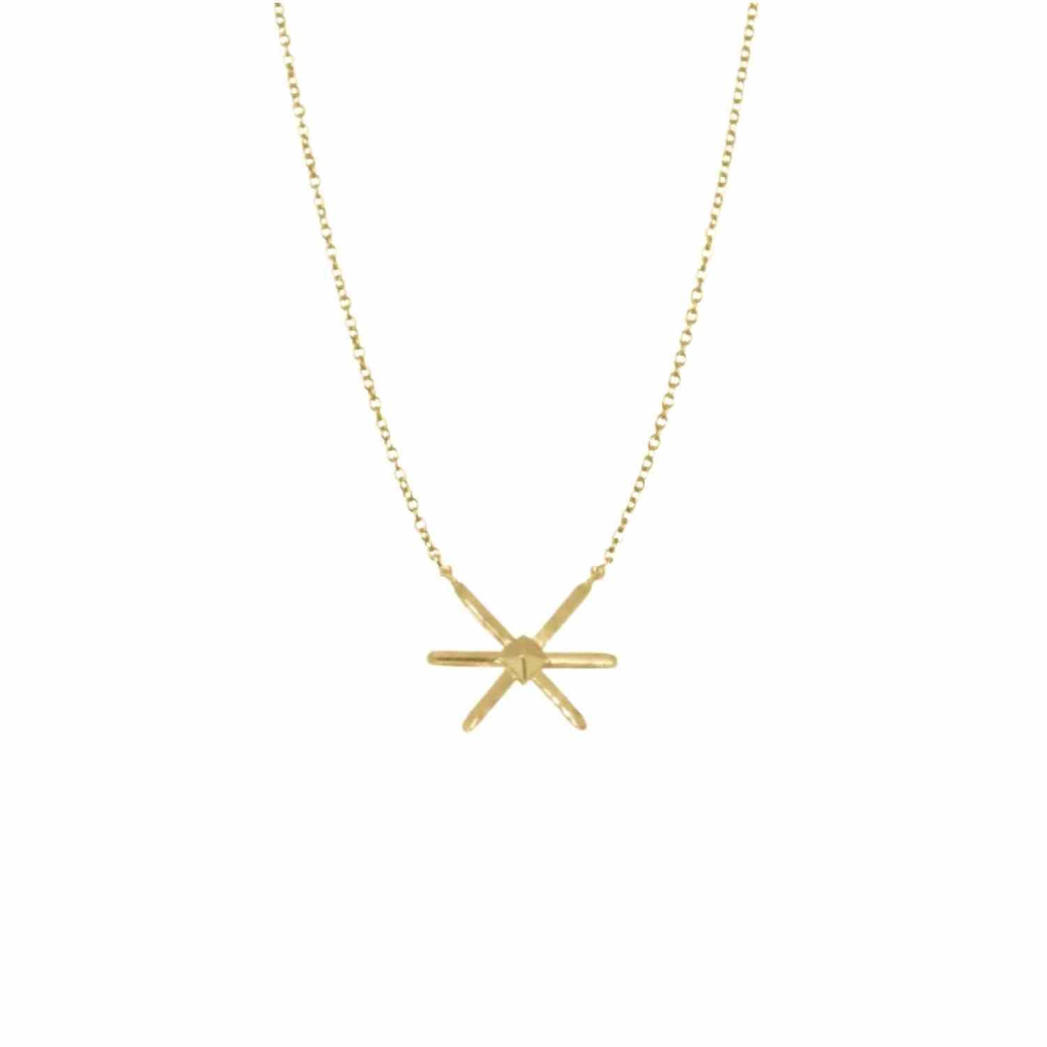 EVELYNE-M 42-46cm CLEOMETRA | Neutron - Necklace - Gold