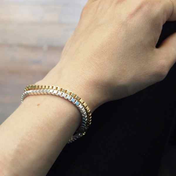 EVELYNE-M CLEOMETRA | Square Mega - Bracelet - Gold