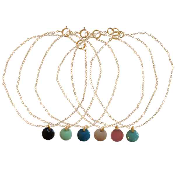 EVELYNE-M COSMIC SPOT | Color Enamel - Bracelet - Gold