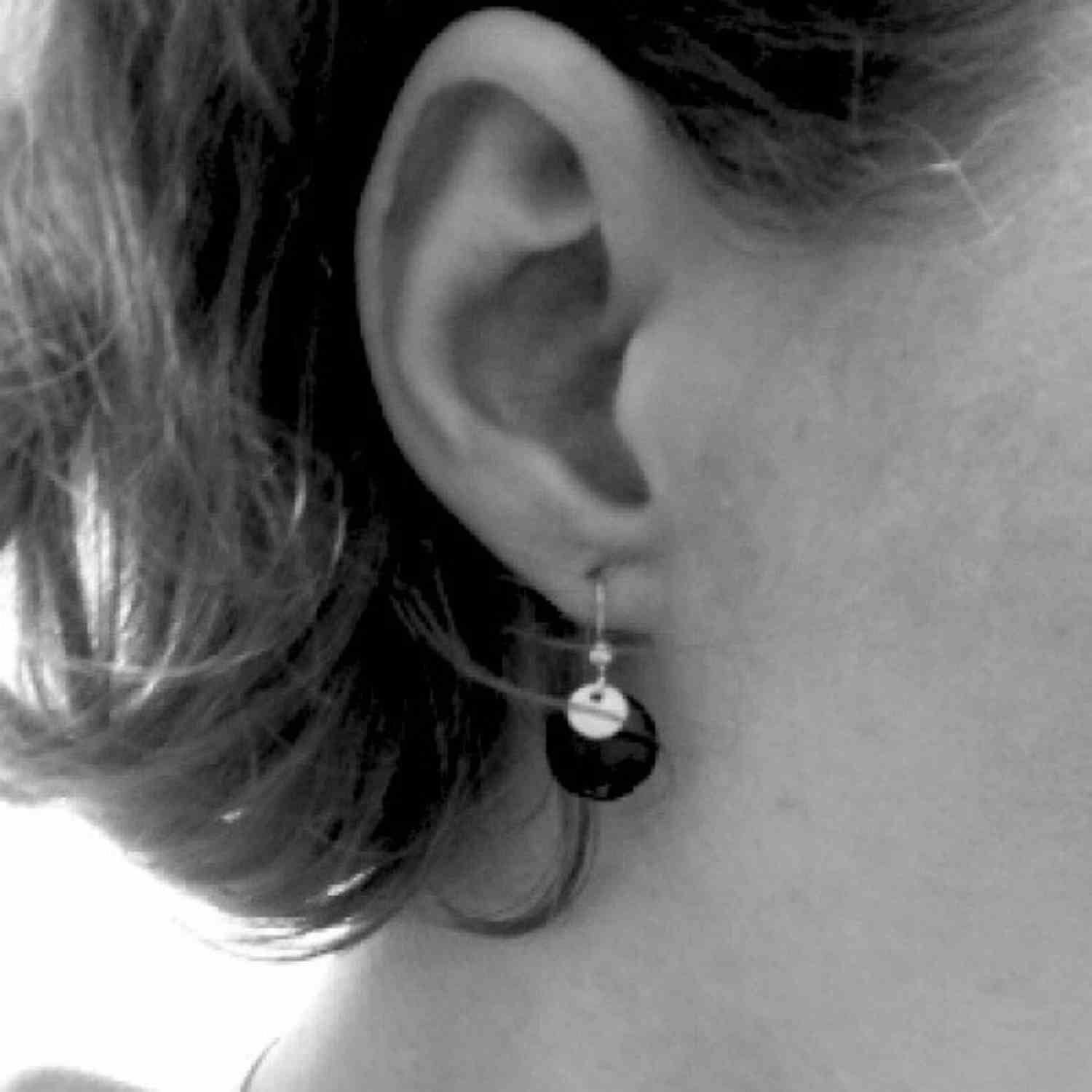 EVELYNE-M COSMIC SPOT | Enamel Midi Color/Sunbeam - Earring - Gold