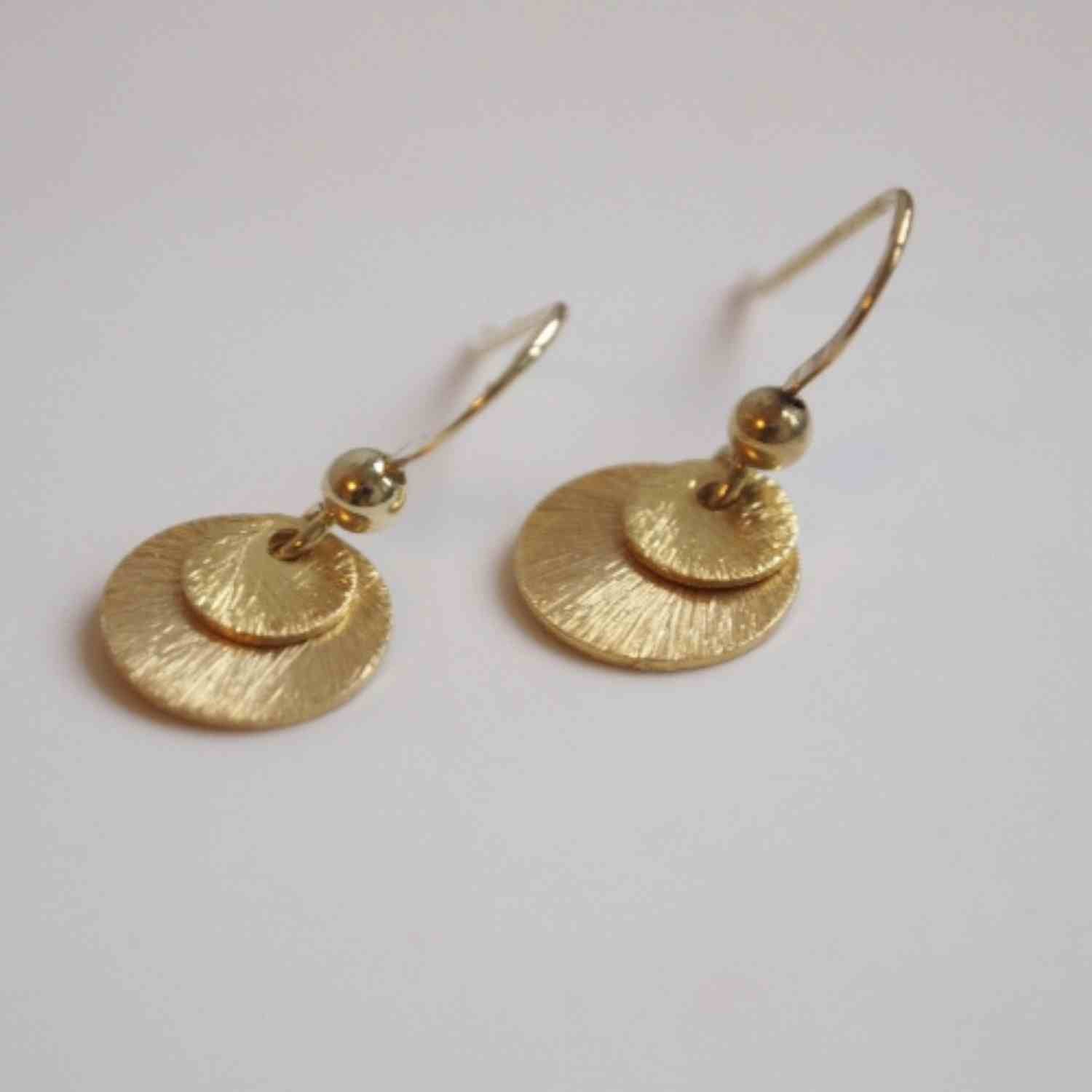 EVELYNE-M COSMIC SPOT | Sunbeam - Earring - Gold
