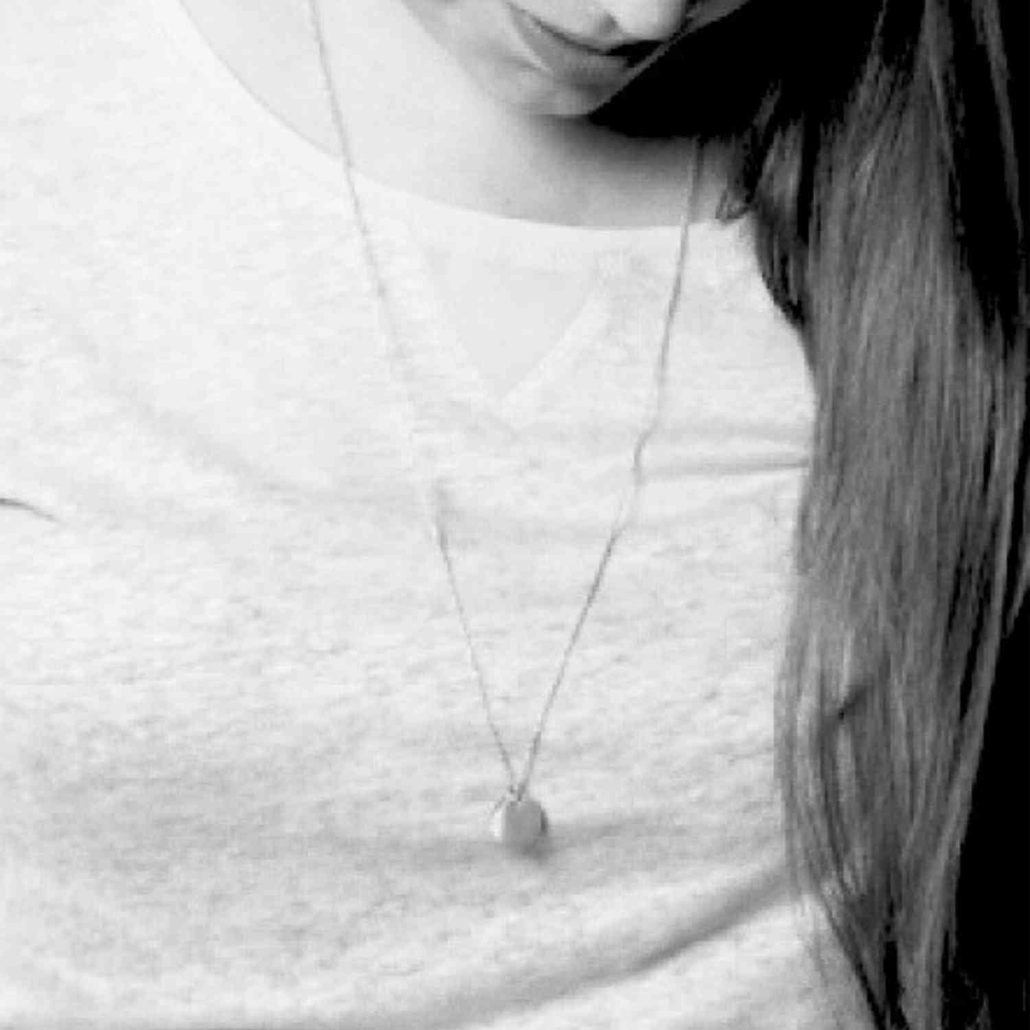 EVELYNE-M COSMIC SPOT | Sunbeam Large - Necklace - Silver