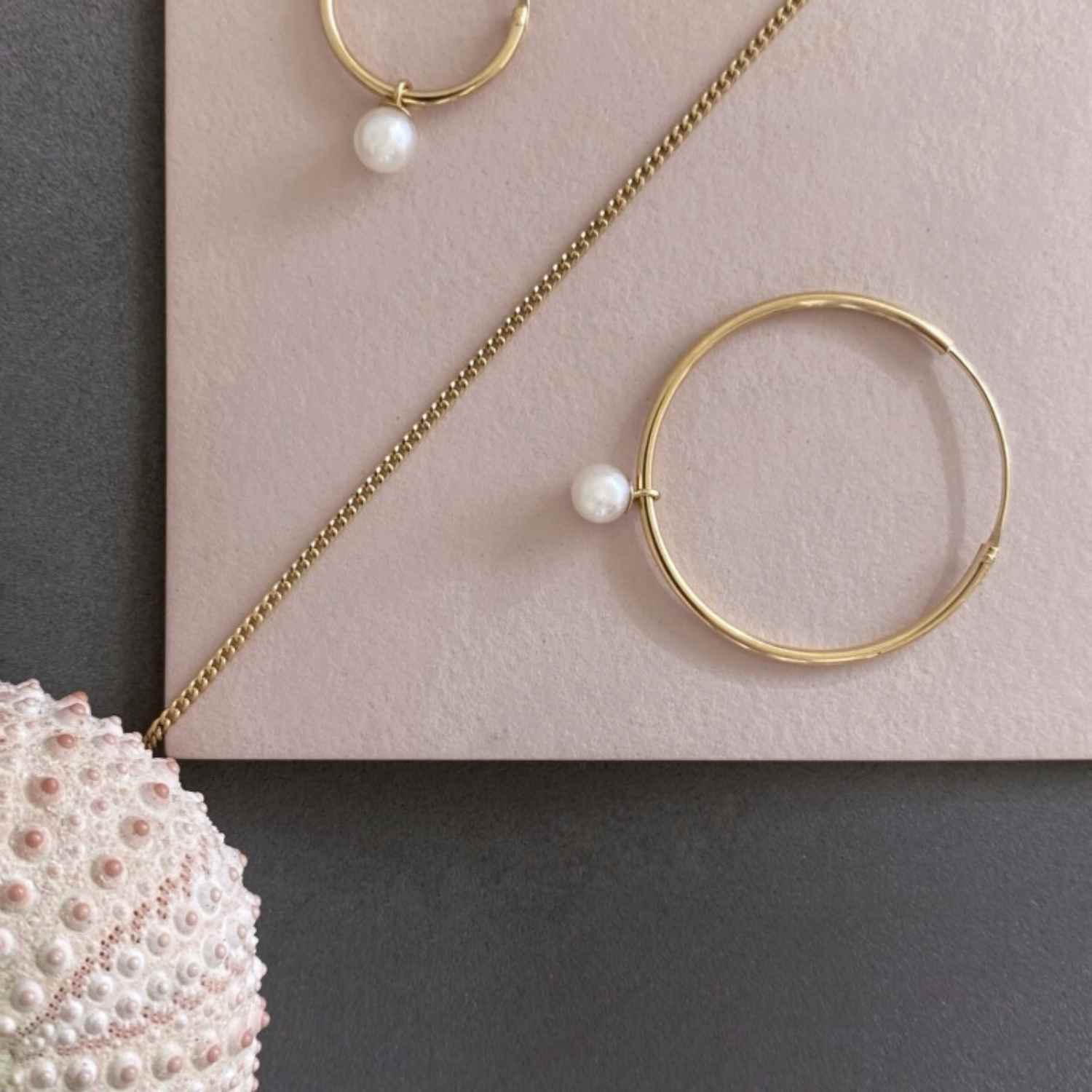 EVELYNE-M CURB | Classic Slim - Bracelet - Gold