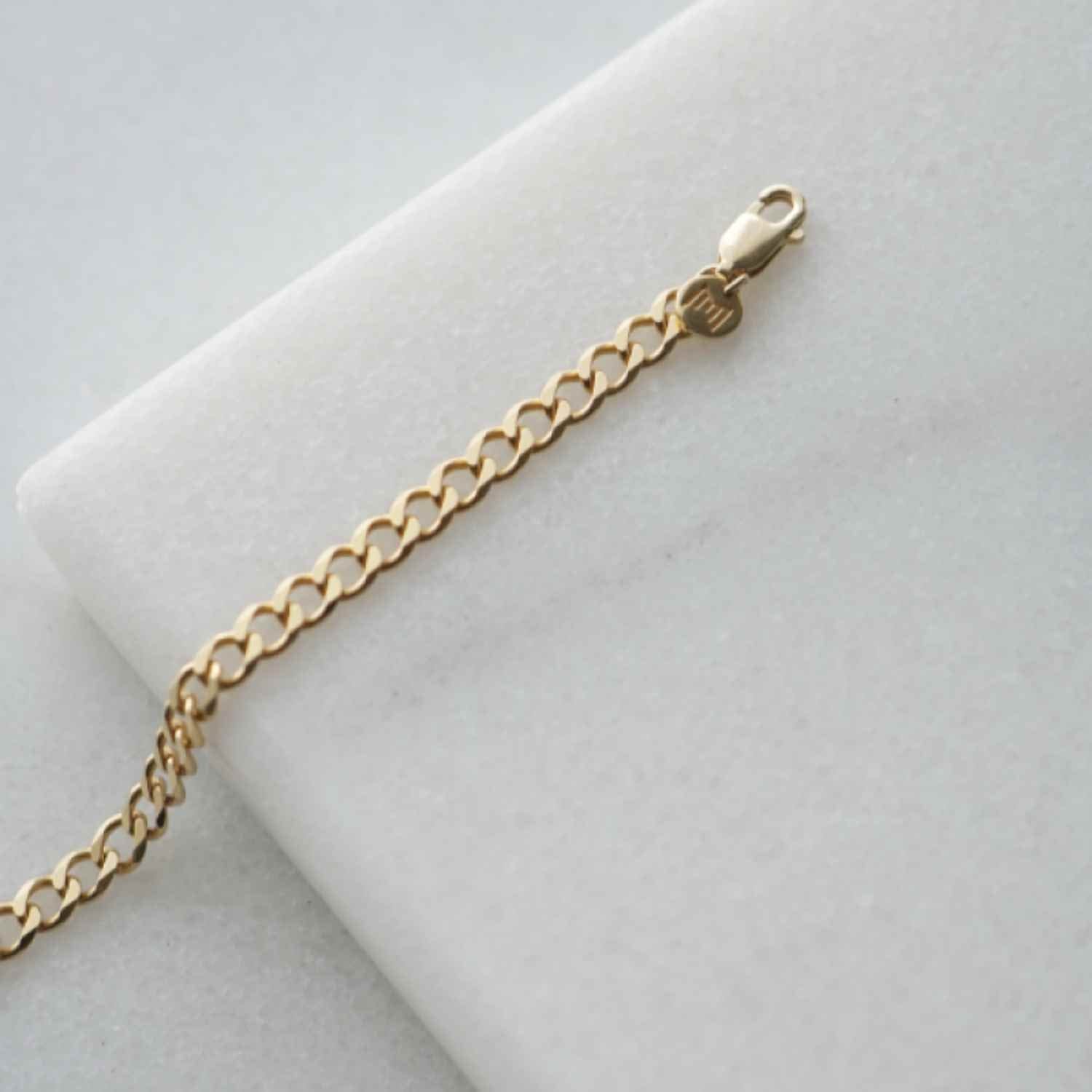 EVELYNE-M CURB | Fellow - Bracelet - Gold