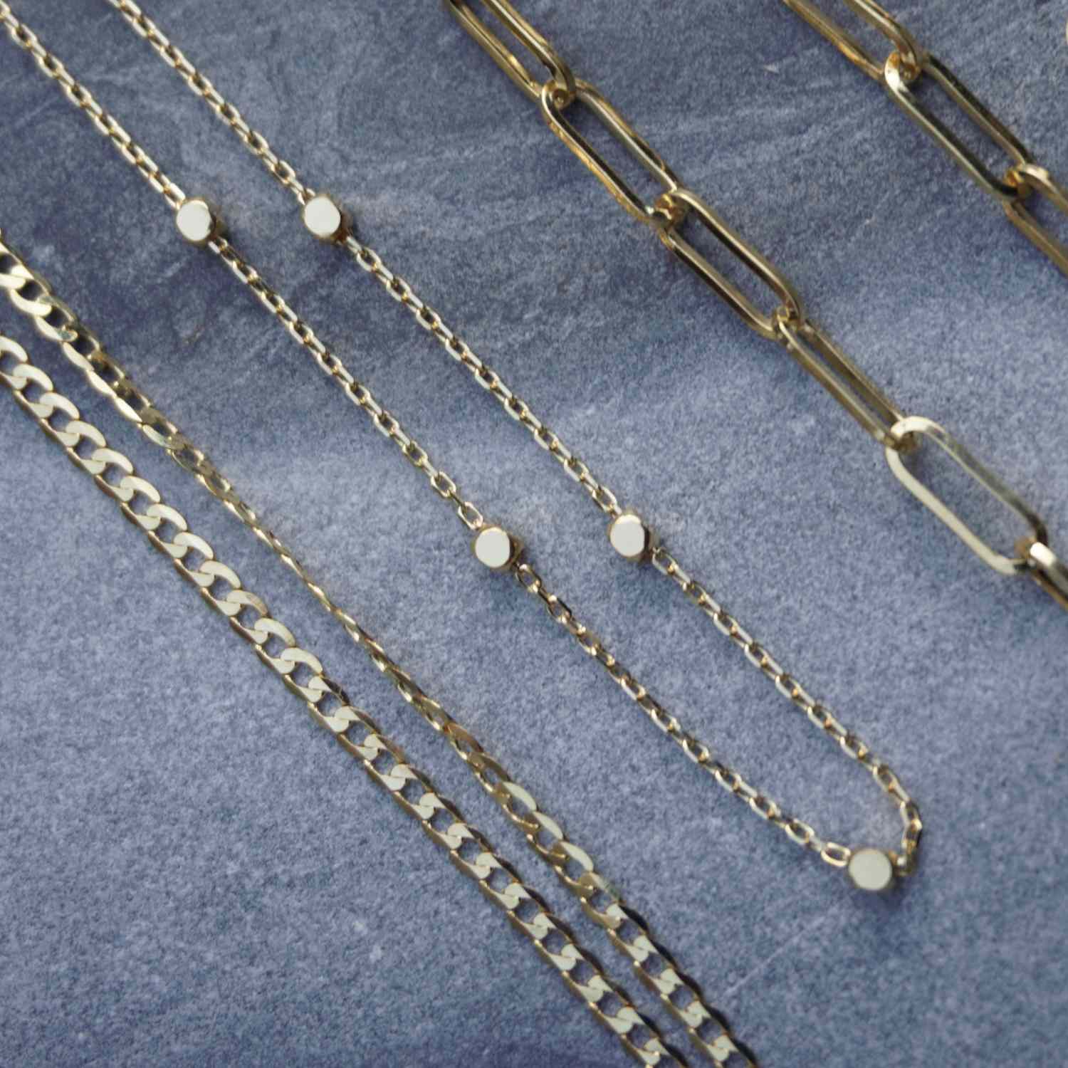 EVELYNE-M CURB | Fellow Flat 1.9 - Collier - 18 Karat Gold