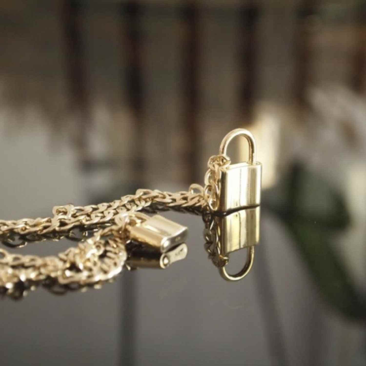 EVELYNE-M CURB | Lock Fellow - Bracelet - Gold