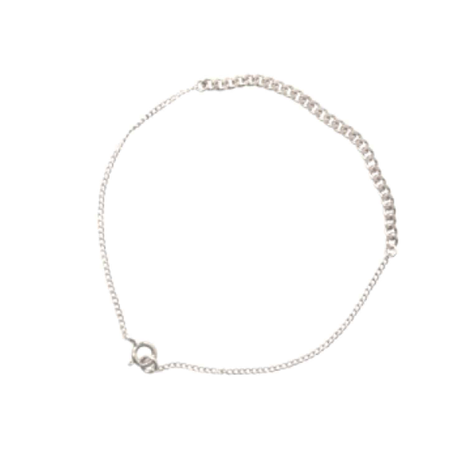 EVELYNE-M CURB | Long - Bracelet - Silver