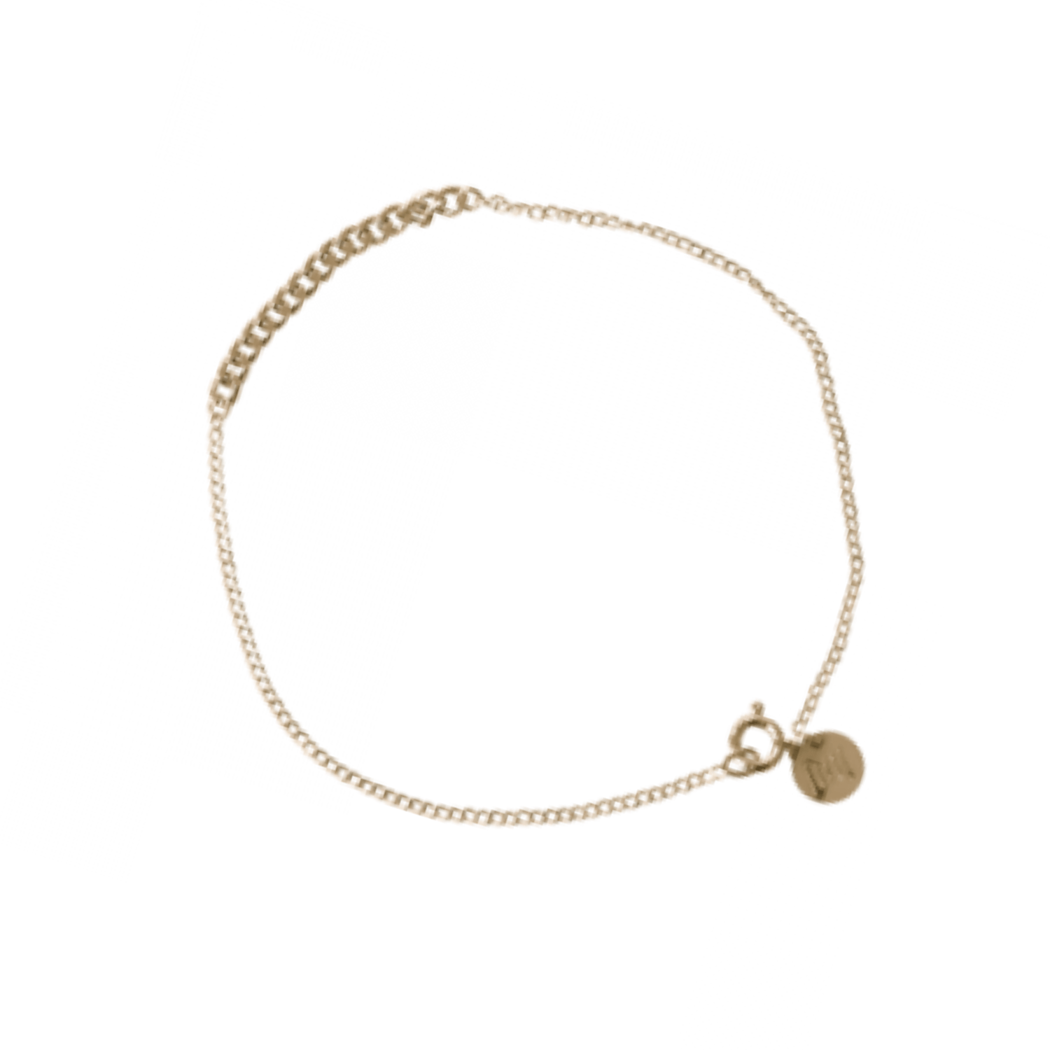 EVELYNE-M CURB | Short - Bracelet - Gold