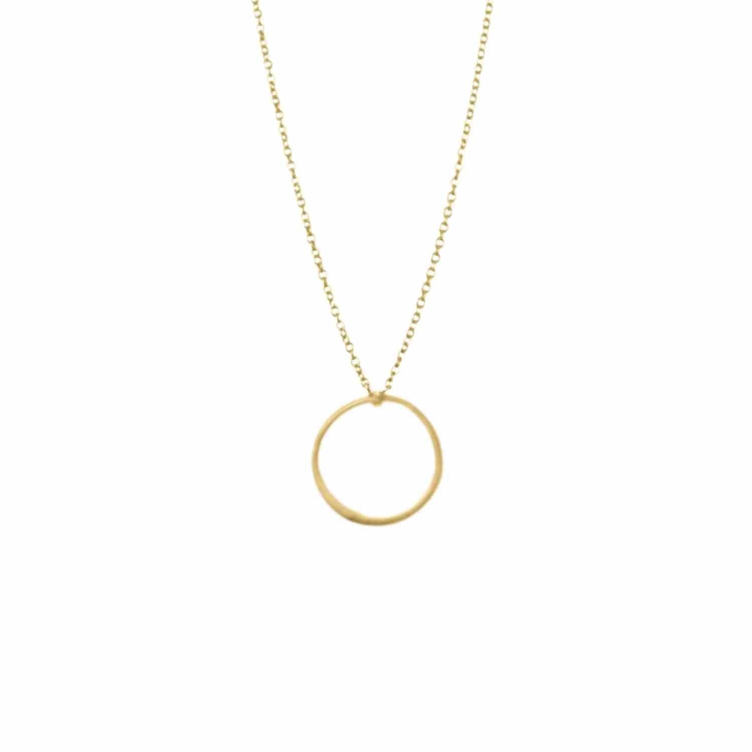 EVELYNE-M CURVACEOUS | Solar Eclipse - Necklace - Gold