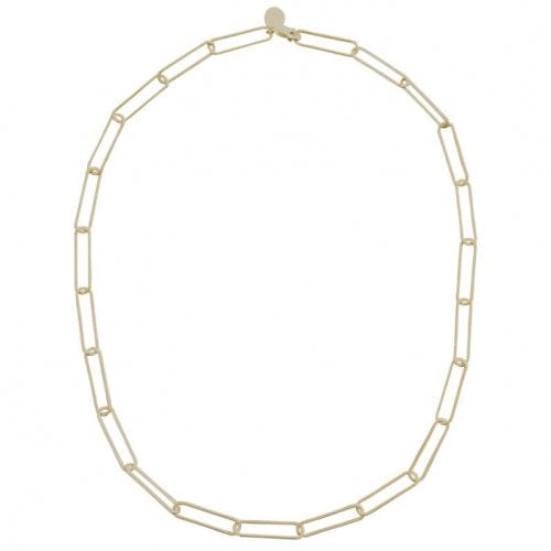 EVELYNE-M ELONGATED | Paperclip Heavy - Collier - Gold
