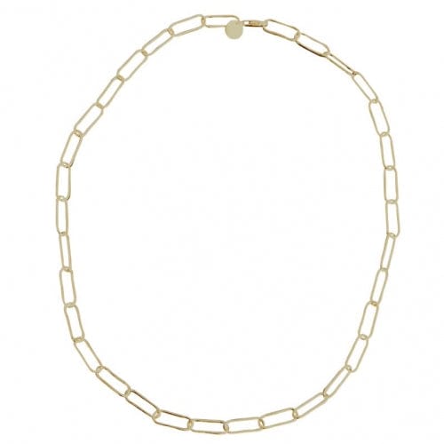 EVELYNE-M ELONGATED | Paperclip Light - Collier - Gold