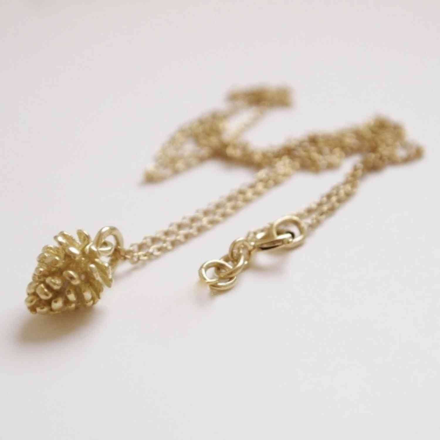 EVELYNE-M GARDEN EDEN | Pinecone - Necklace - Gold