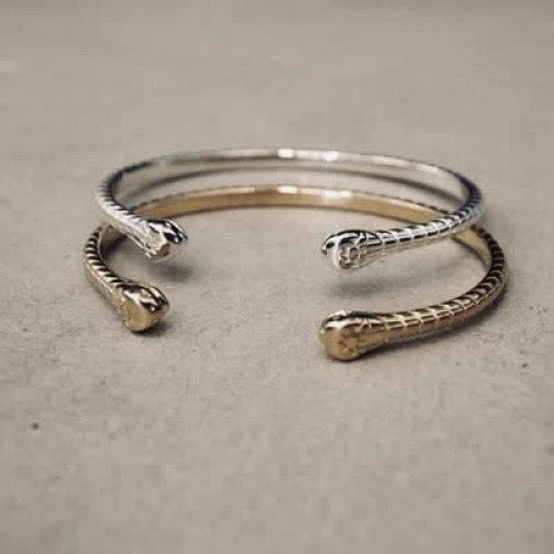 EVELYNE-M ONE SIZE GARDEN EDEN | Snake - Bangle - Silver