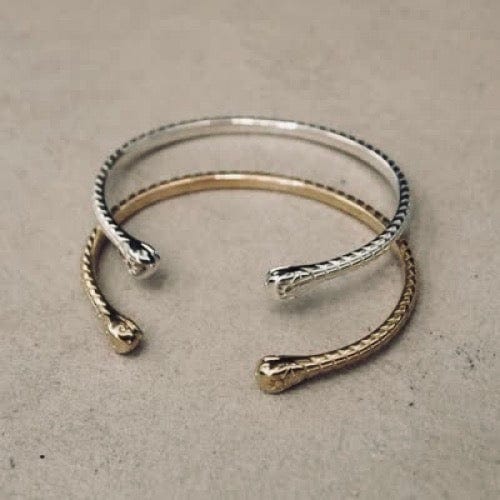 EVELYNE-M ONE SIZE GARDEN EDEN | Snake - Bangle - Silver
