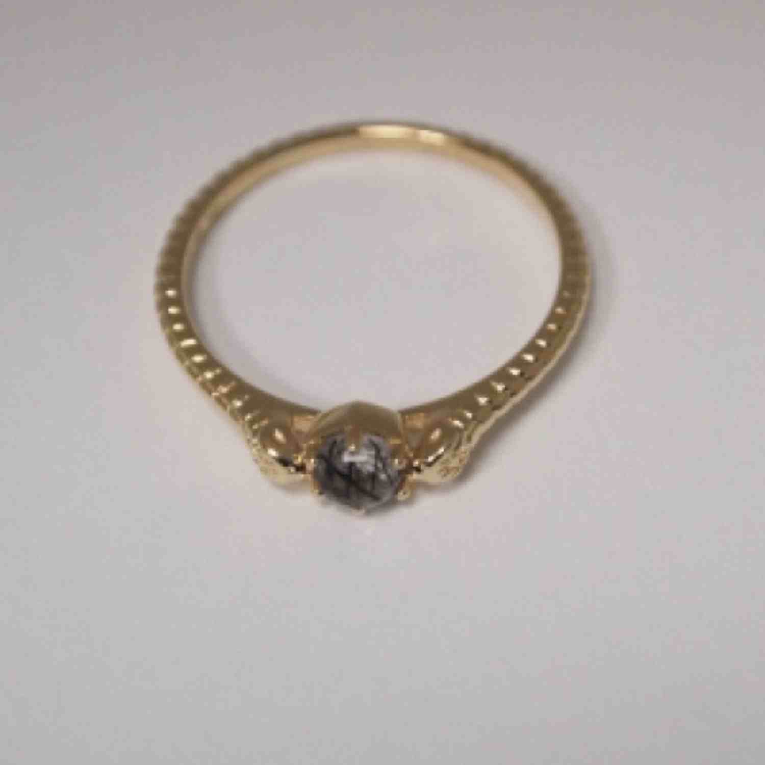 EVELYNE-M GARDEN EDEN | Snake Rutilquarz - Ring - 18 Karat Gold