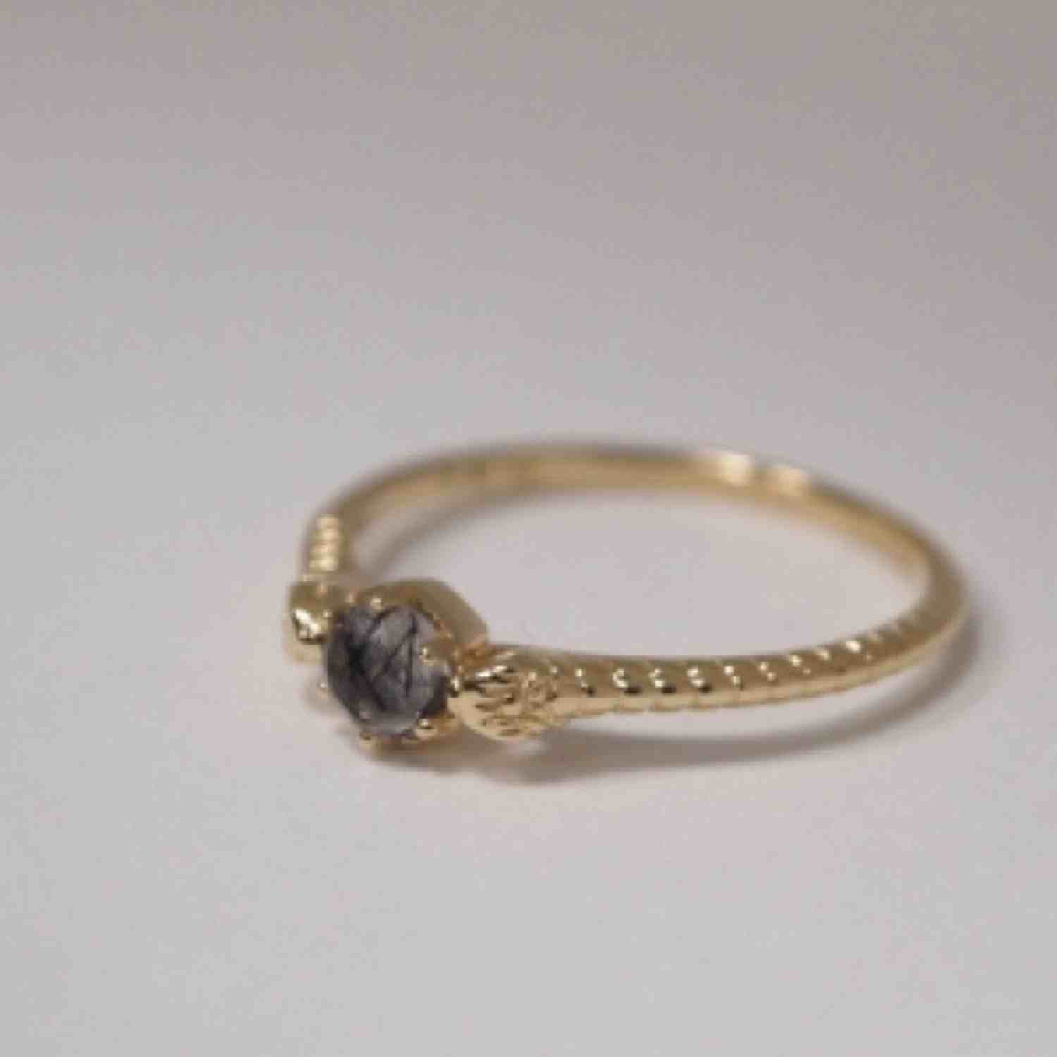 EVELYNE-M GARDEN EDEN | Snake Rutilquarz - Ring - 18 Karat Gold