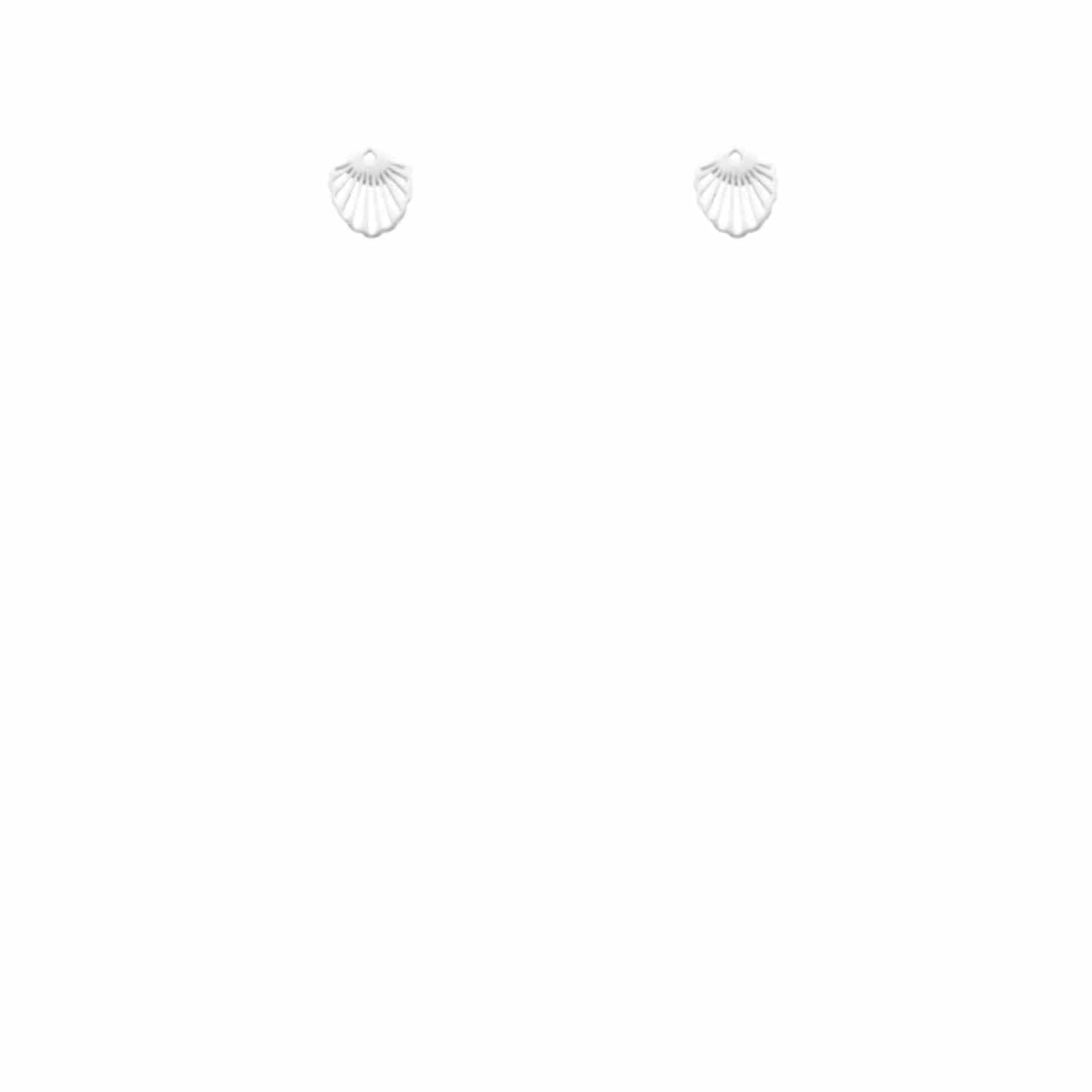 EVELYNE-M HUMMINGBIRD SHELL | Classic Mini - Stud Earring - Silver