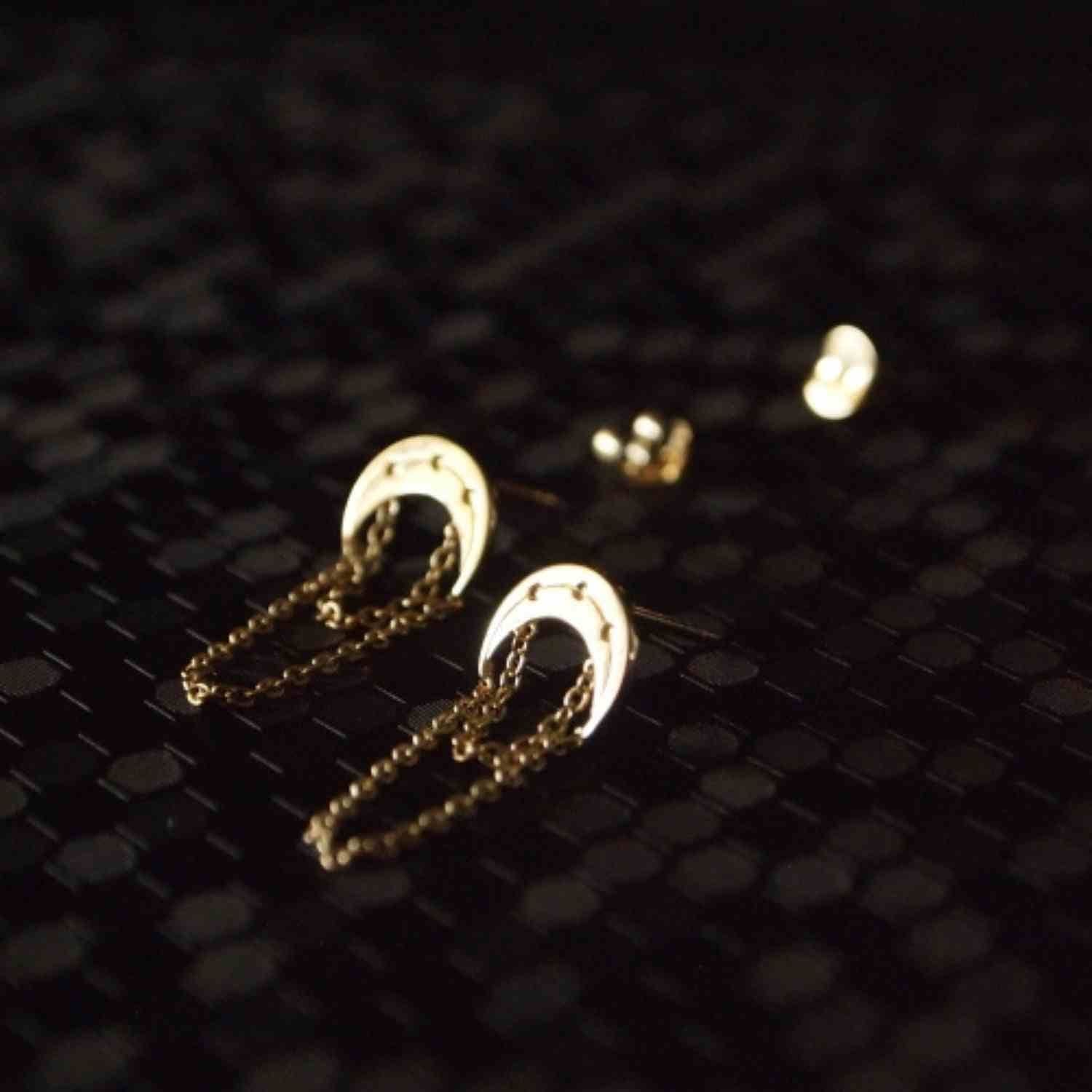 EVELYNE-M LUNAMOTION | Cycle - Stud Earring - Gold