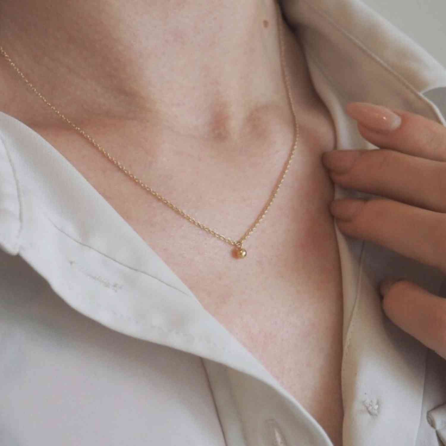 EVELYNE-M 42.5cm LUNAMOTION | Meteoroid 1 - Collier - Gold