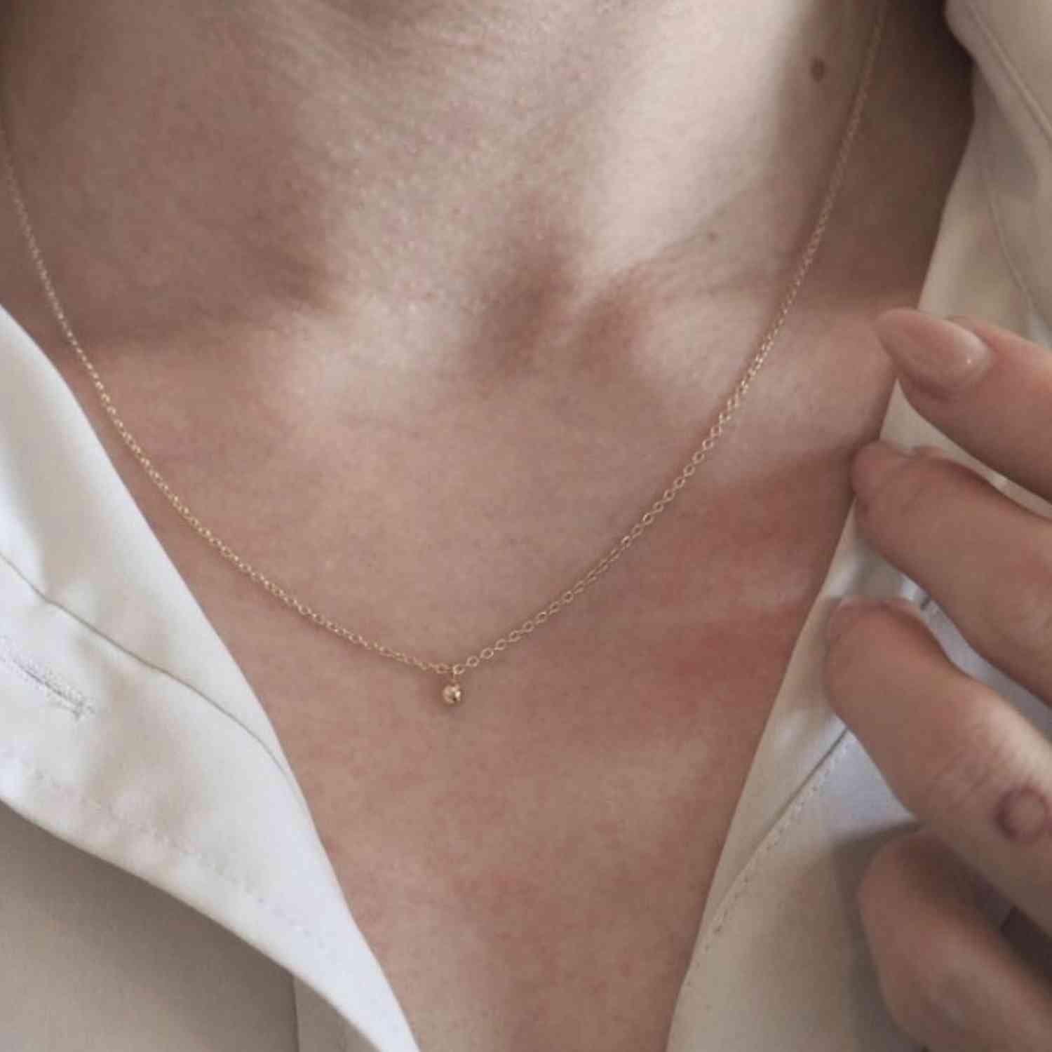 EVELYNE-M 42.5cm LUNAMOTION | Meteoroid 1 - Collier - Gold