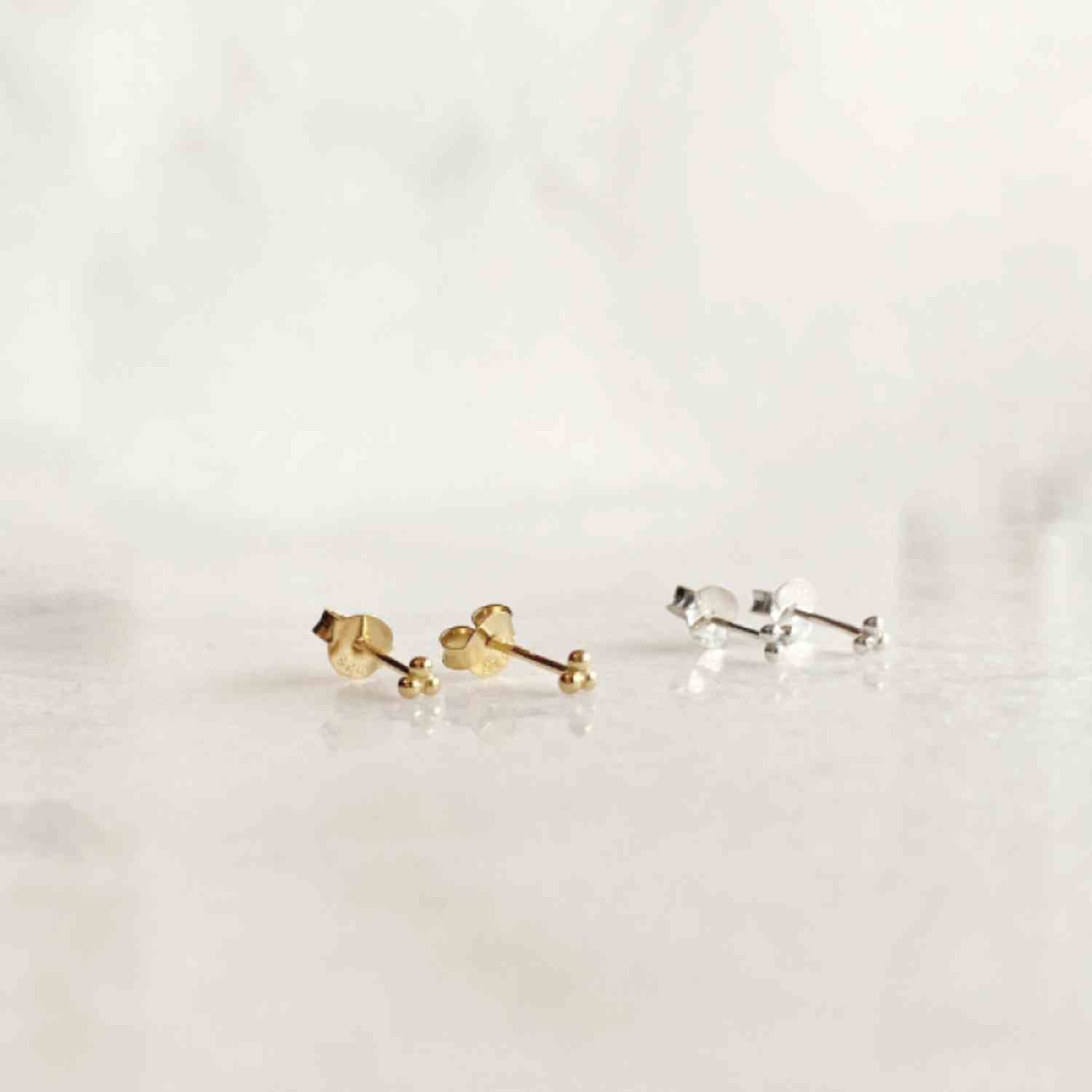 EVELYNE-M LUNAMOTION | Meteoroid Cluster 3 - Stud Earring - Silver
