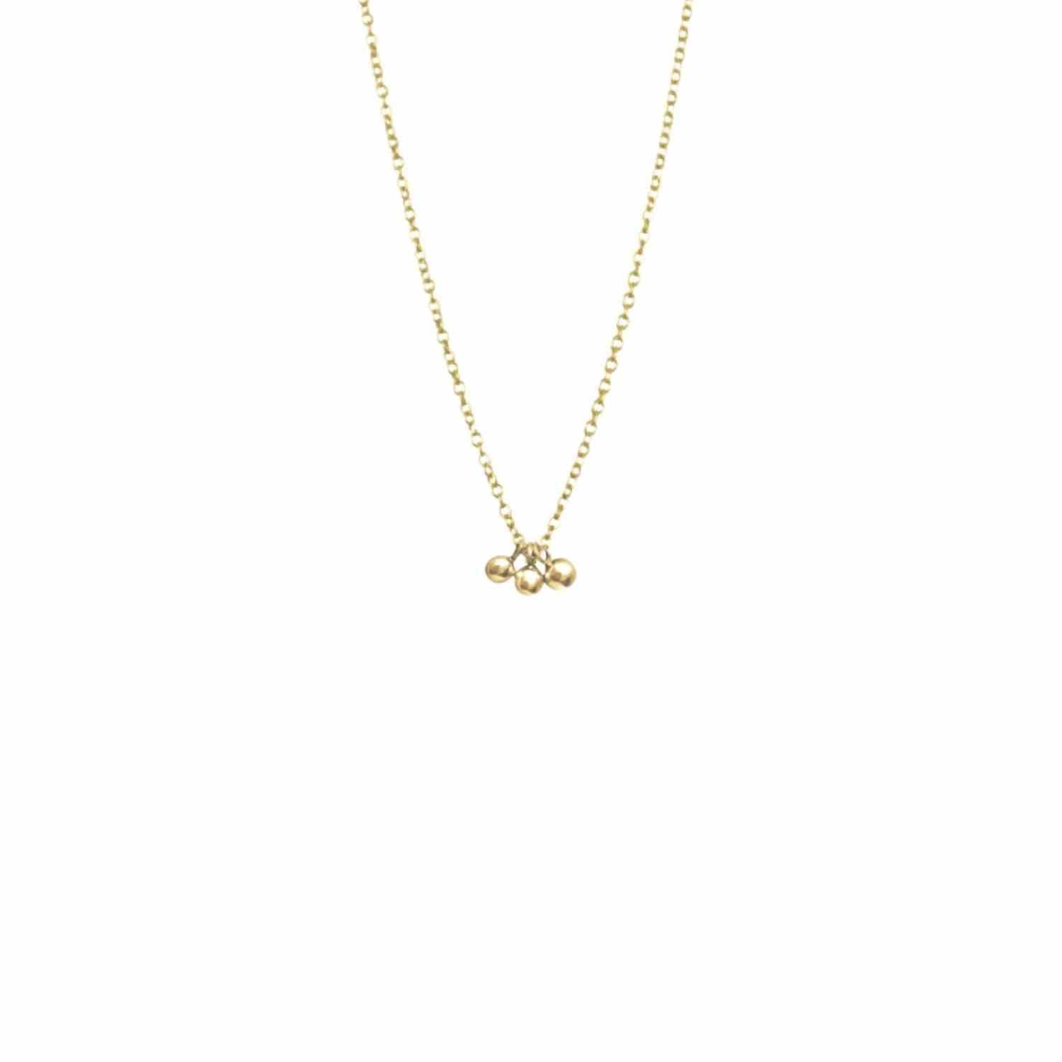 EVELYNE-M 42.5cm LUNAMOTION | Meteoroids 3 - Collier - Gold