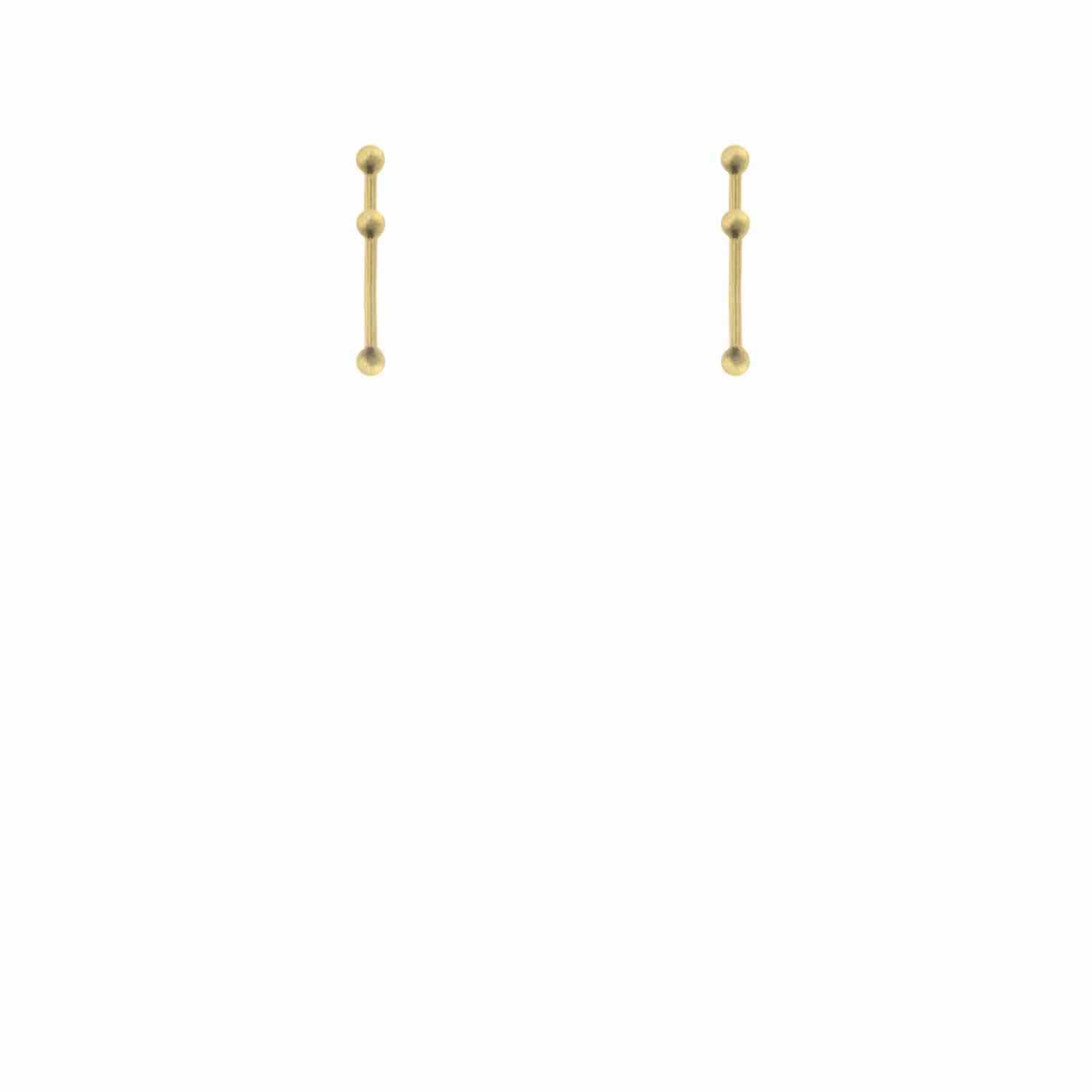 EVELYNE-M LUNAMOTION | Meteoroids 3 Constellation - Stud Earring - Gold