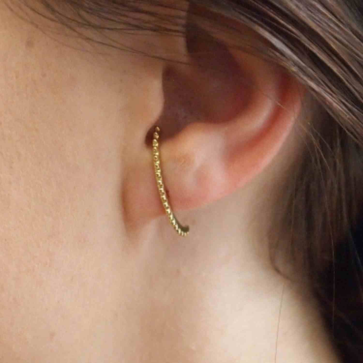 EVELYNE-M LUNAMOTION | Meteoroids Curva - InEar Stud - Gold