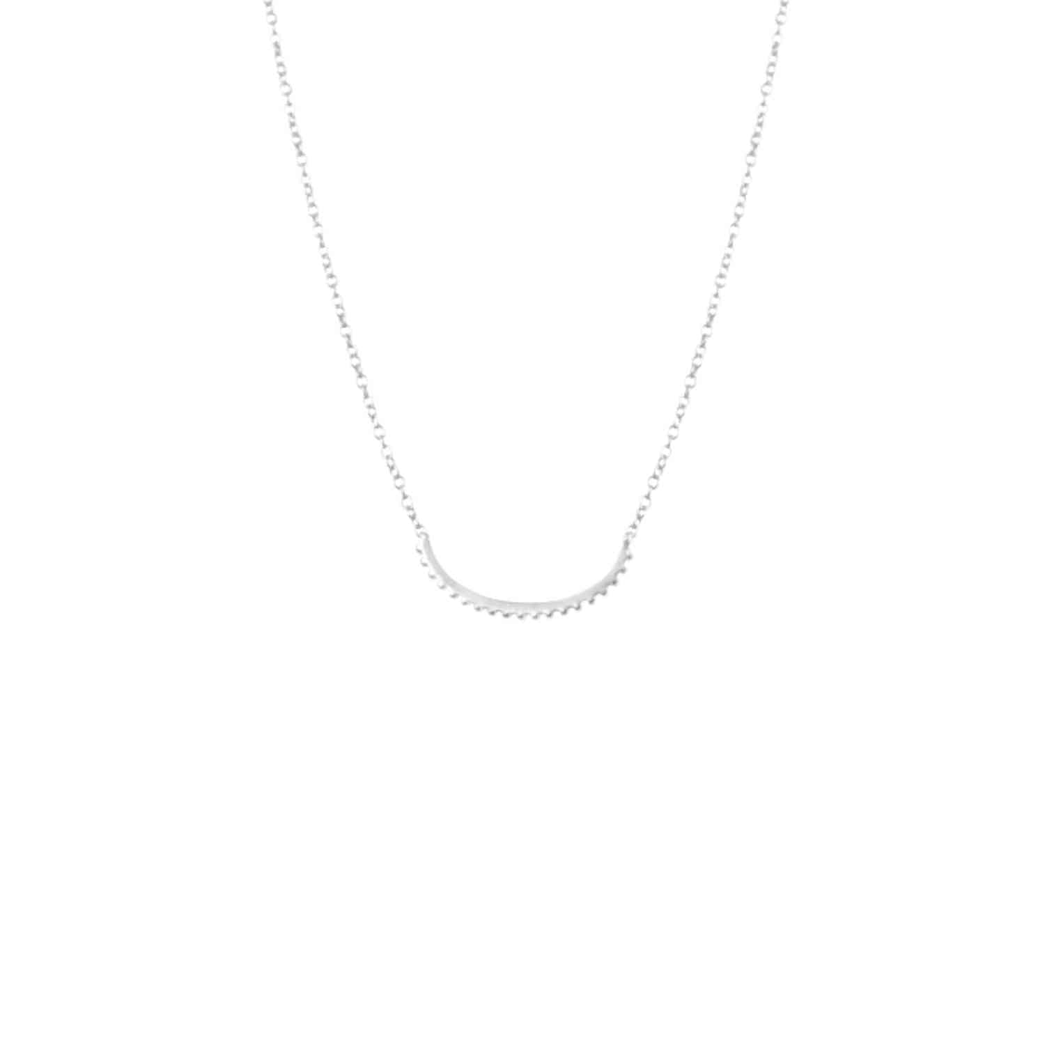 EVELYNE-M 40-45cm LUNAMOTION | Meteoroids Curva - Necklace - Silver