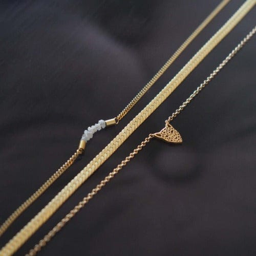 EVELYNE-M METROPOLIS | Construct - Collier - Gold