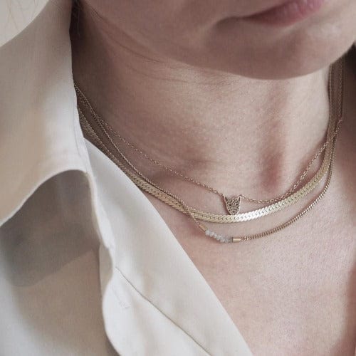 EVELYNE-M METROPOLIS | Construct - Collier - Gold