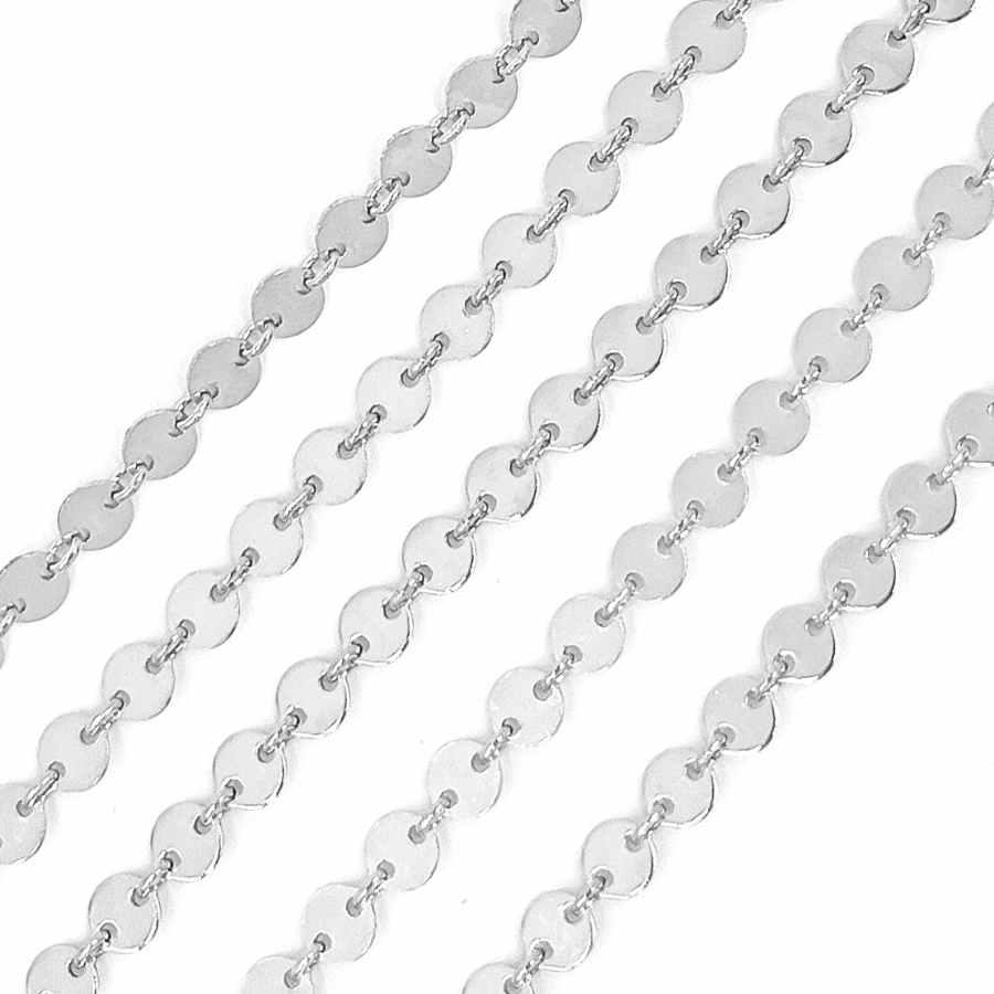 EVELYNE-M PAILLETTE | Classic - Collier - Silver