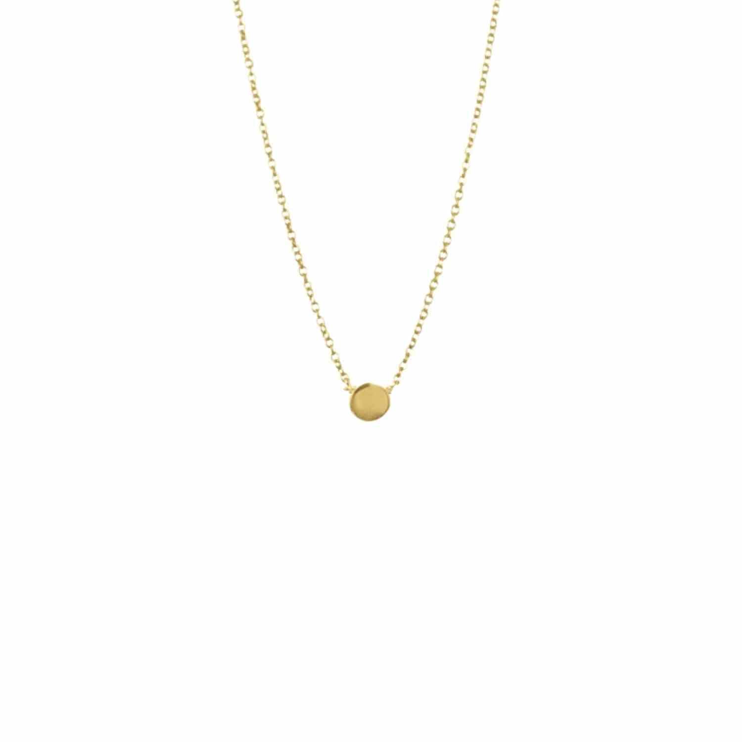 EVELYNE-M 45cm PAILLETTE | Orbit - Necklace - Gold