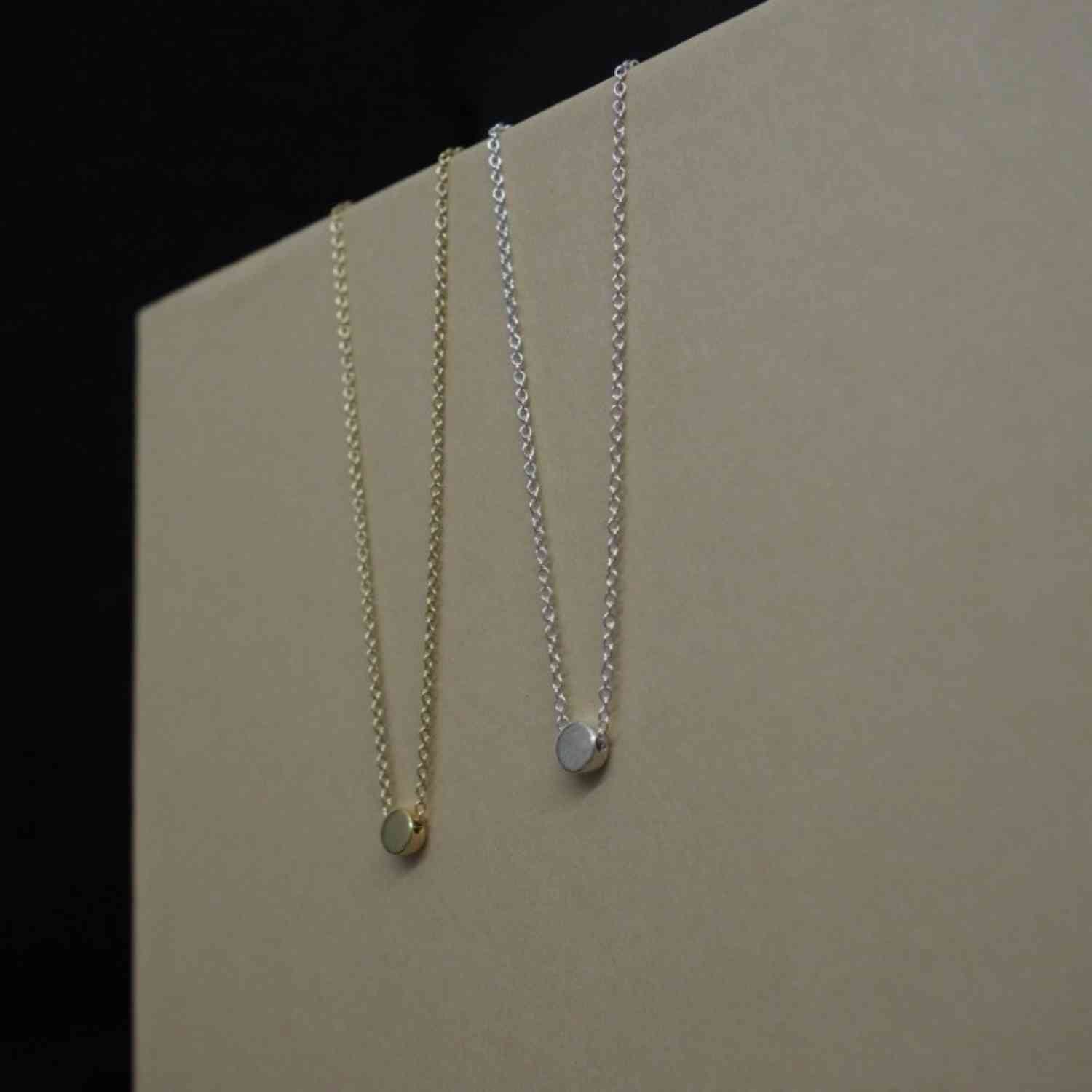 EVELYNE-M 45cm PAILLETTE | Orbit - Necklace - Gold