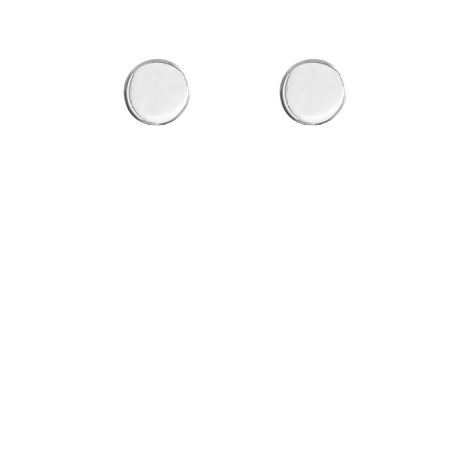 EVELYNE-M PAILLETTE | Single (10) - Stud Earring - Silver