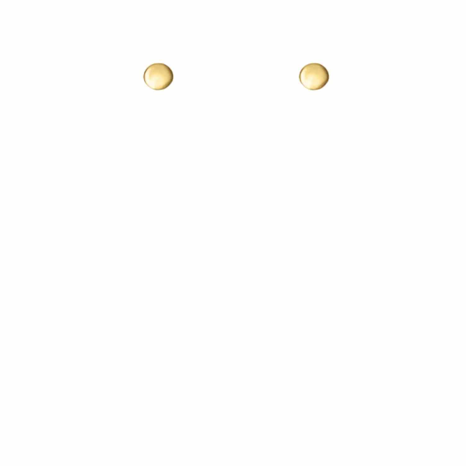EVELYNE-M PAILLETTE | Single (4) - Stud Earring - 18 Karat Gold