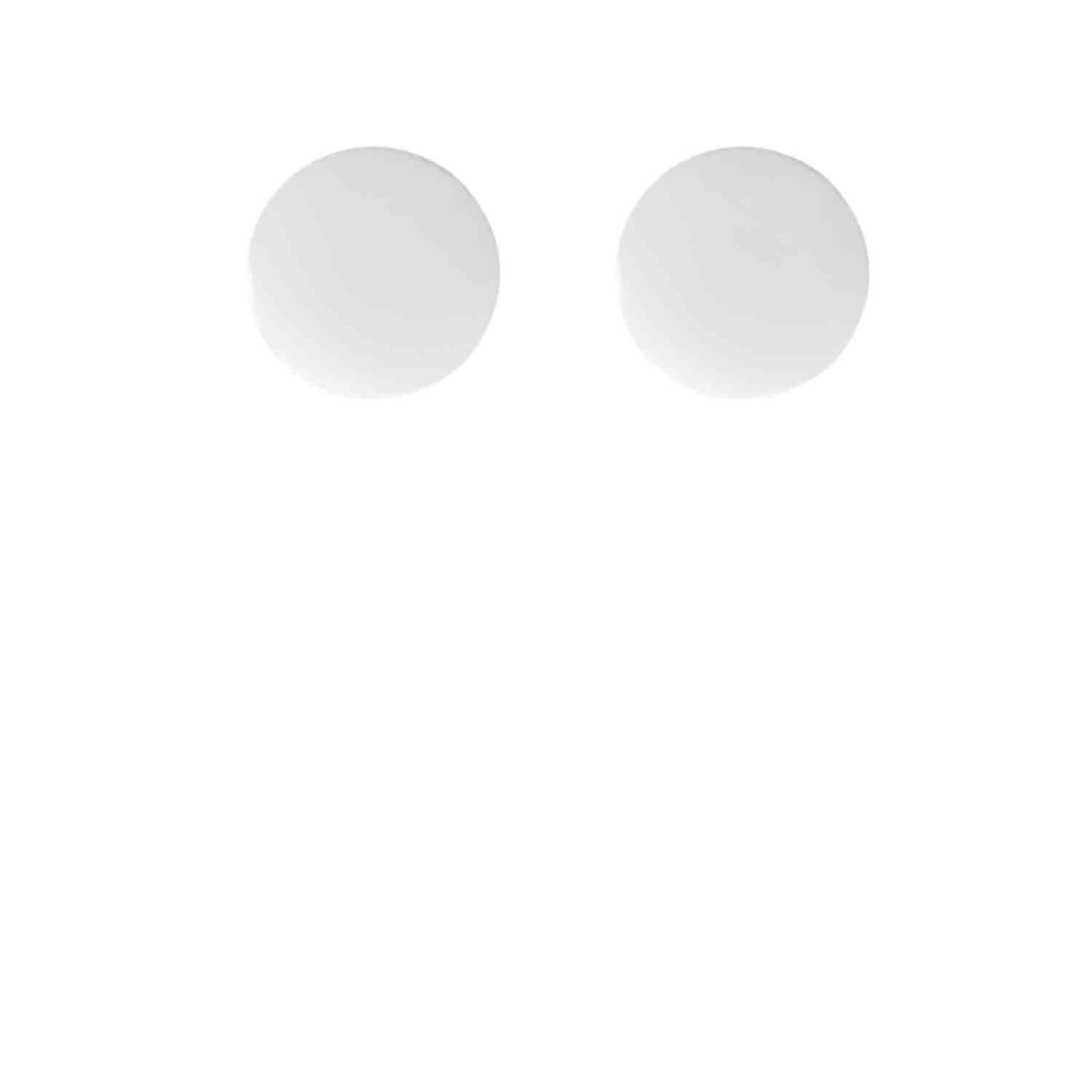 EVELYNE-M PAILLETTE | Single Big - Stud Earring - Silver