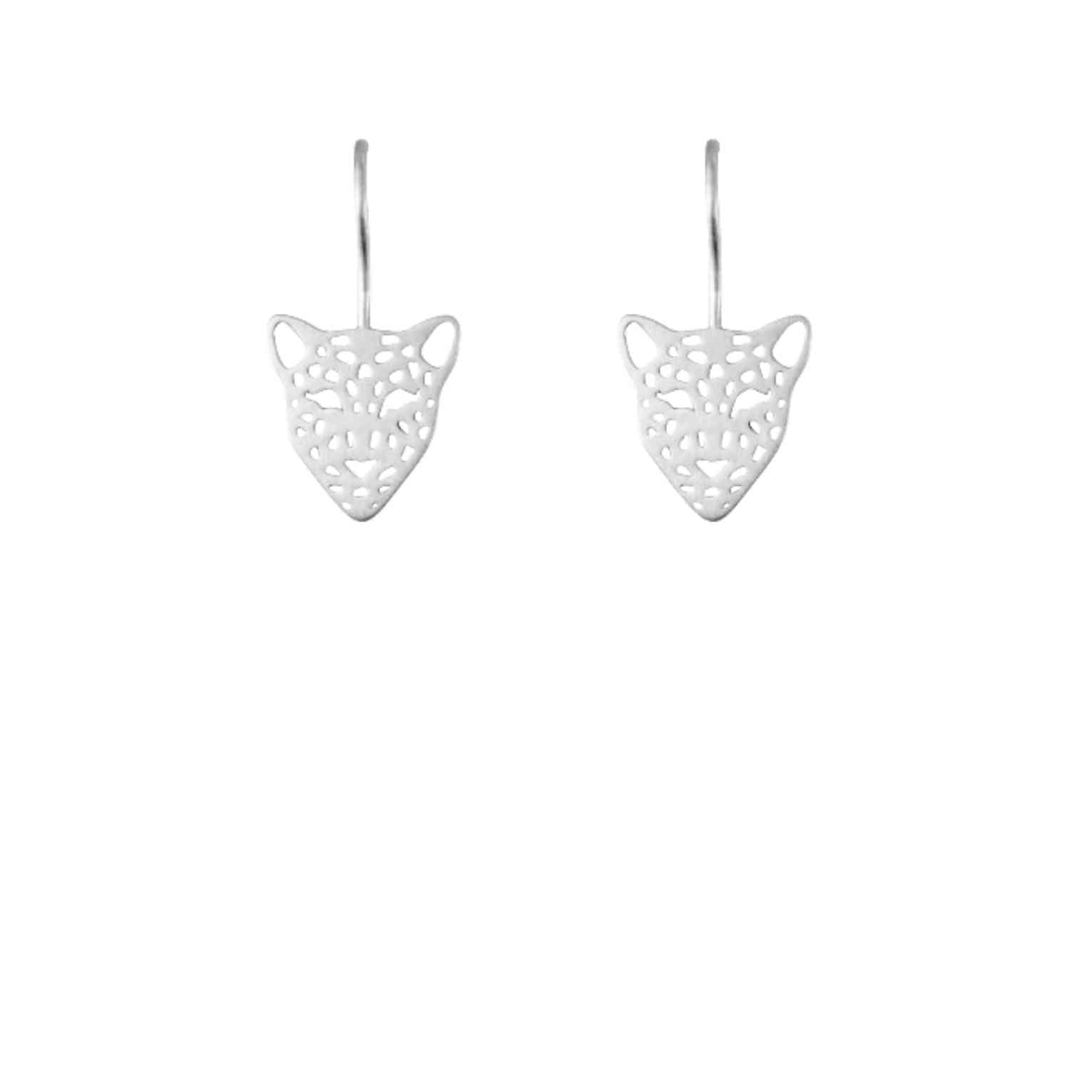 EVELYNE-M PANTHERA | Big Head - Earring - Silver