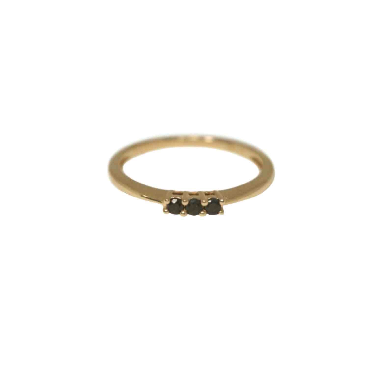 EVELYNE-M PANTHERA | Black Onyx - Ring - 18 Karat Gold
