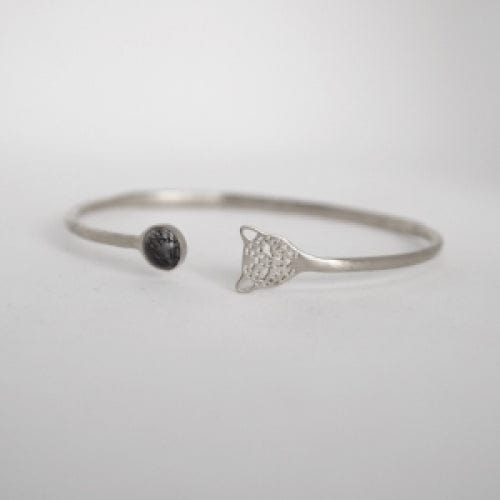 EVELYNE-M ONE SIZE PANTHERA | Bristles & Head - Bangle - Silver