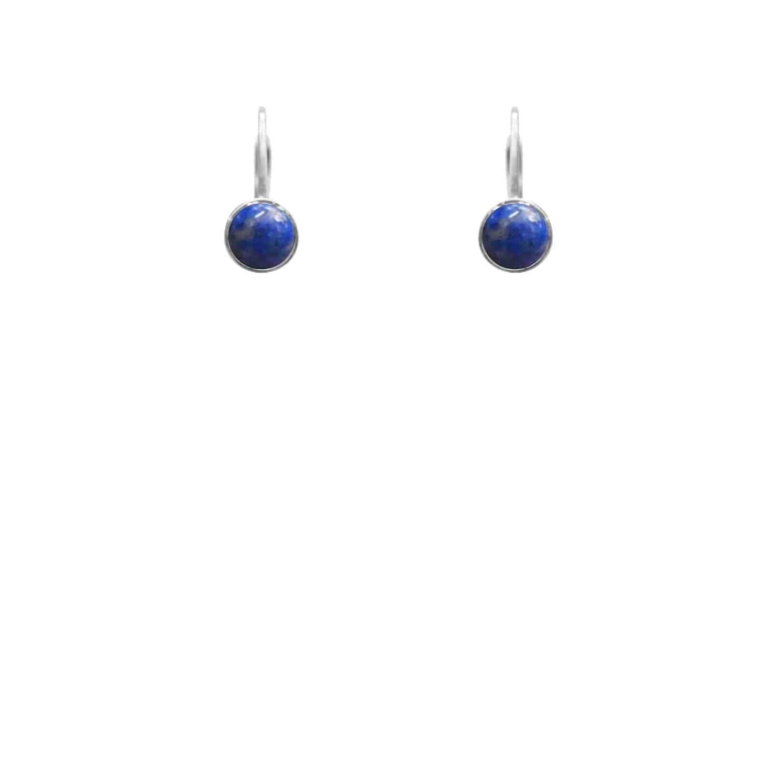 EVELYNE-M PANTHERA | Denim Lapislazuli - Brisur Earring - Silver