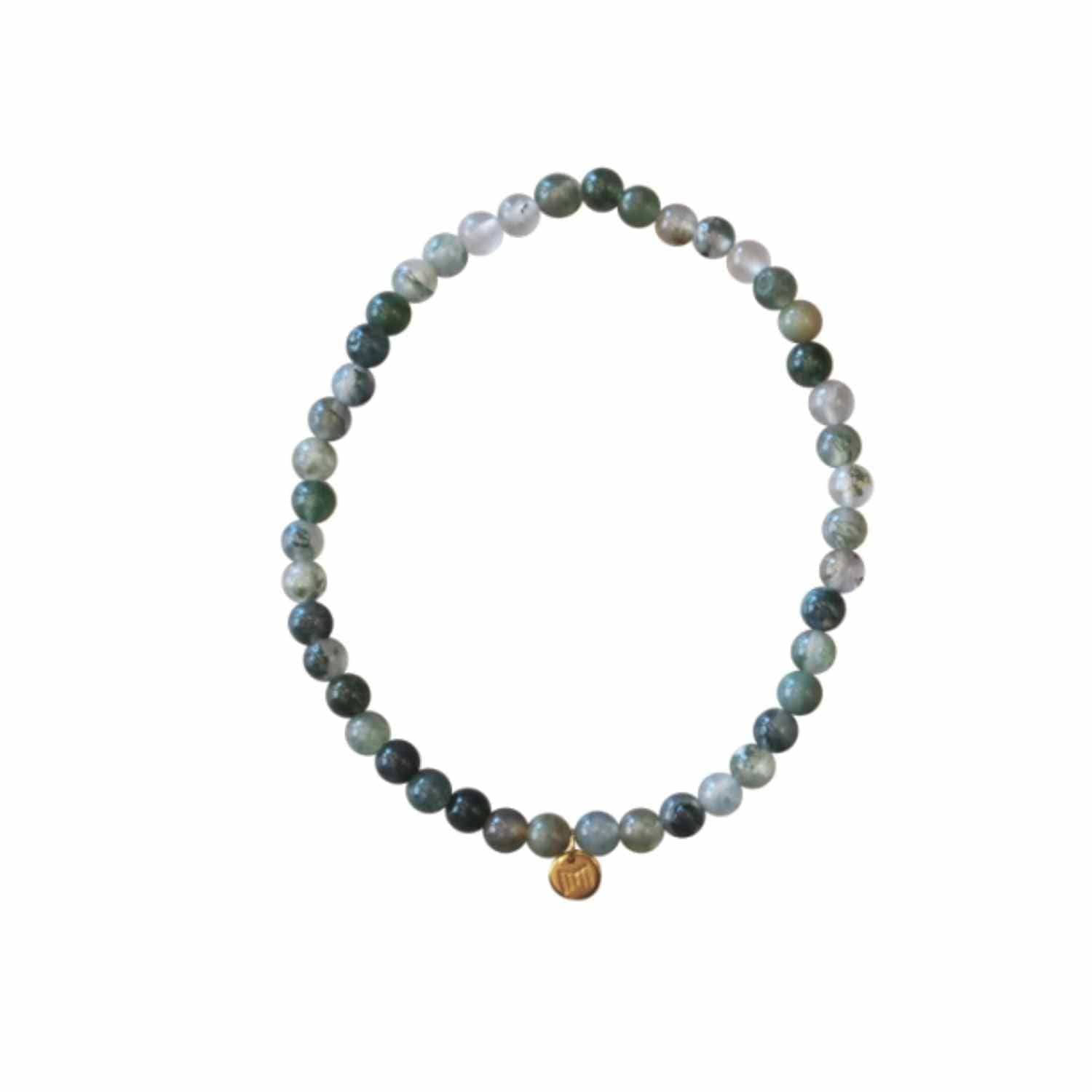 EVELYNE-M Einheitsgrösse / Green / Vergoldet PANTHERA | Gemstone (4) - Bracelet