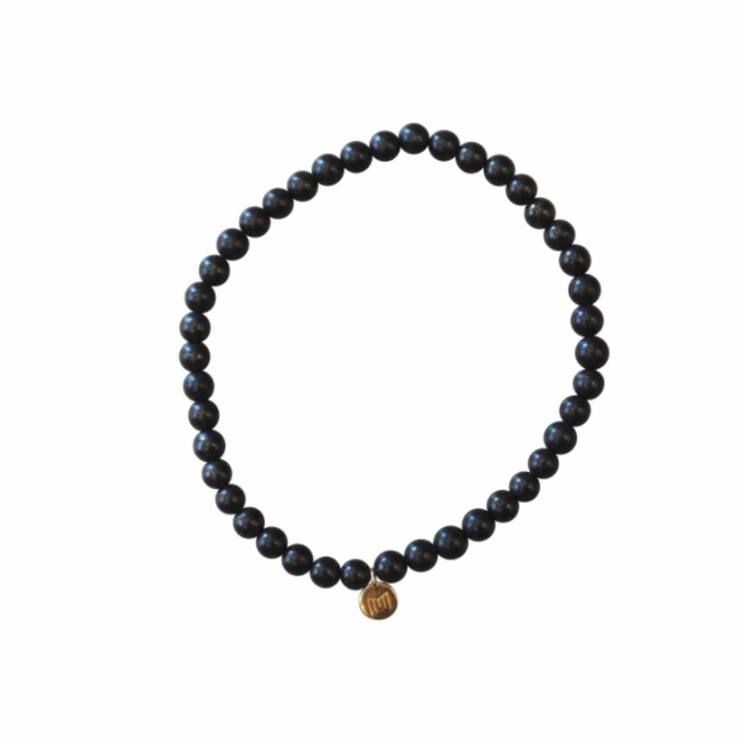 EVELYNE-M Einheitsgrösse / Black / Vergoldet PANTHERA | Gemstone (4) - Bracelet