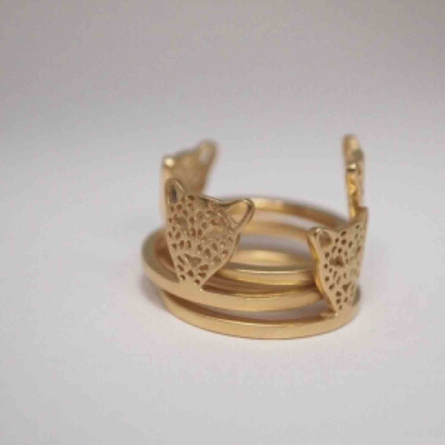 EVELYNE-M PANTHERA | Head - Ring - Gold