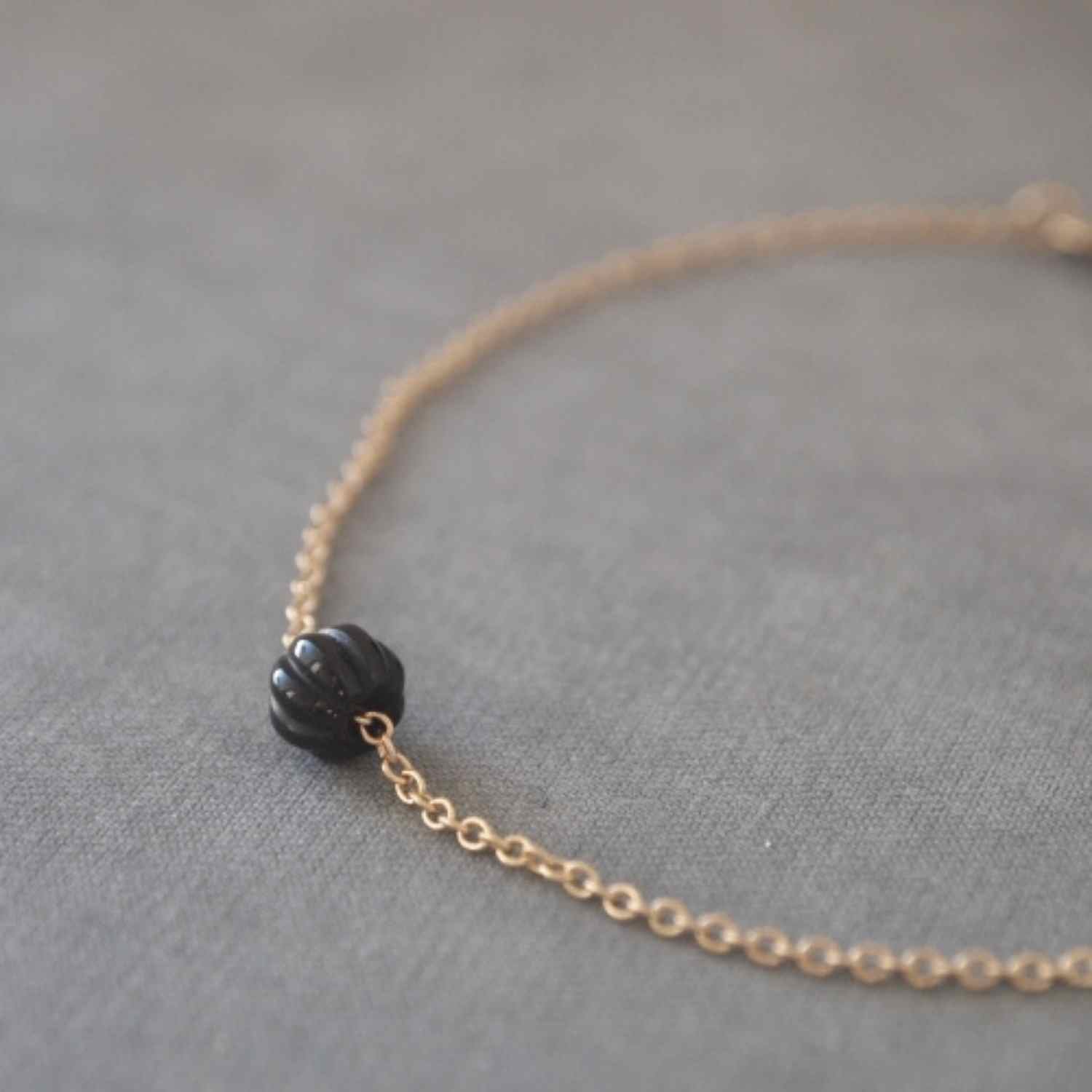 EVELYNE-M PANTHERA | Notch Onyx - Bracelet - Gold