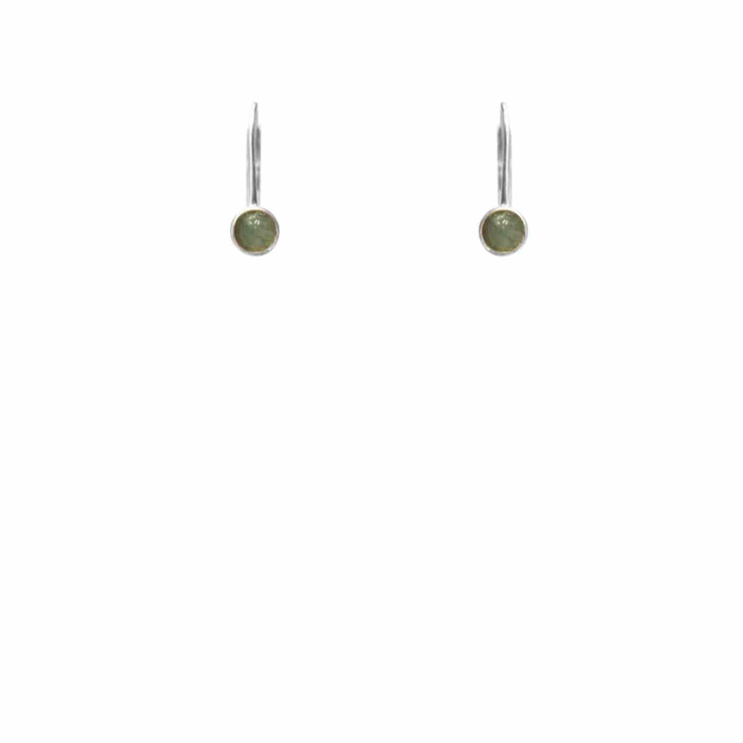EVELYNE-M PETIT POINT | Aventurin - Brisur Earring - Silver